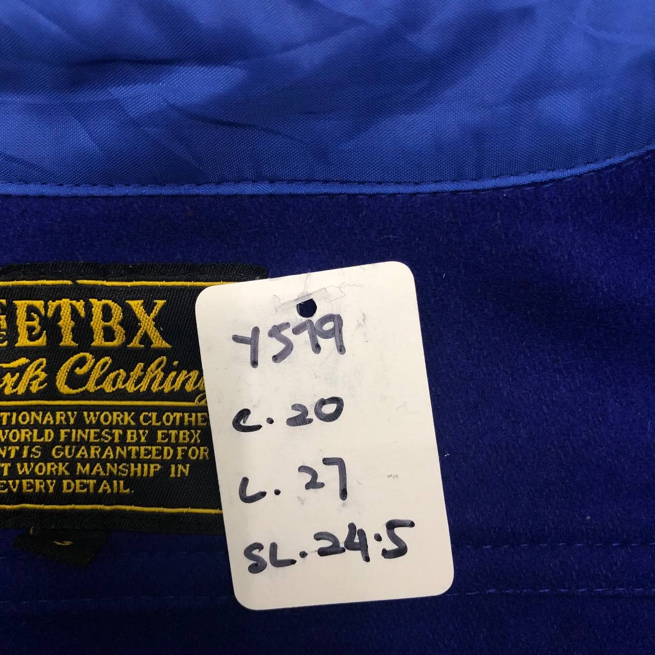 Japanese Brand Y579 RUMBLE THE ETBX WOOL FLANNEL JACKETS Size US L / EU 52-54 / 3 - 11 Thumbnail