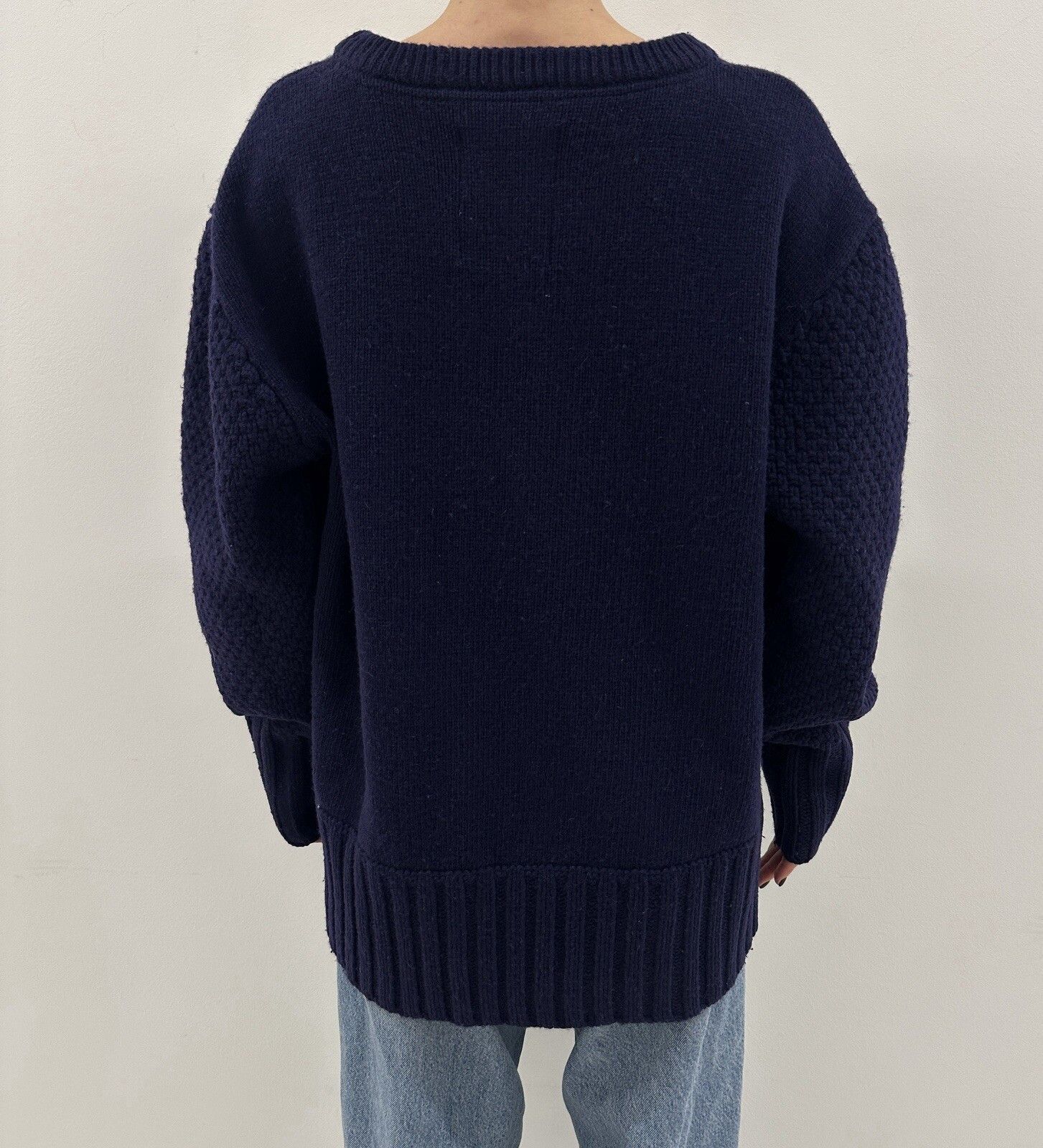 Han Kjobenhavn Han Kjobenhavn Flag Day Womens Wool Knit Sweater Blue Size XL / US 12-14 / IT 48-50 - 4 Thumbnail