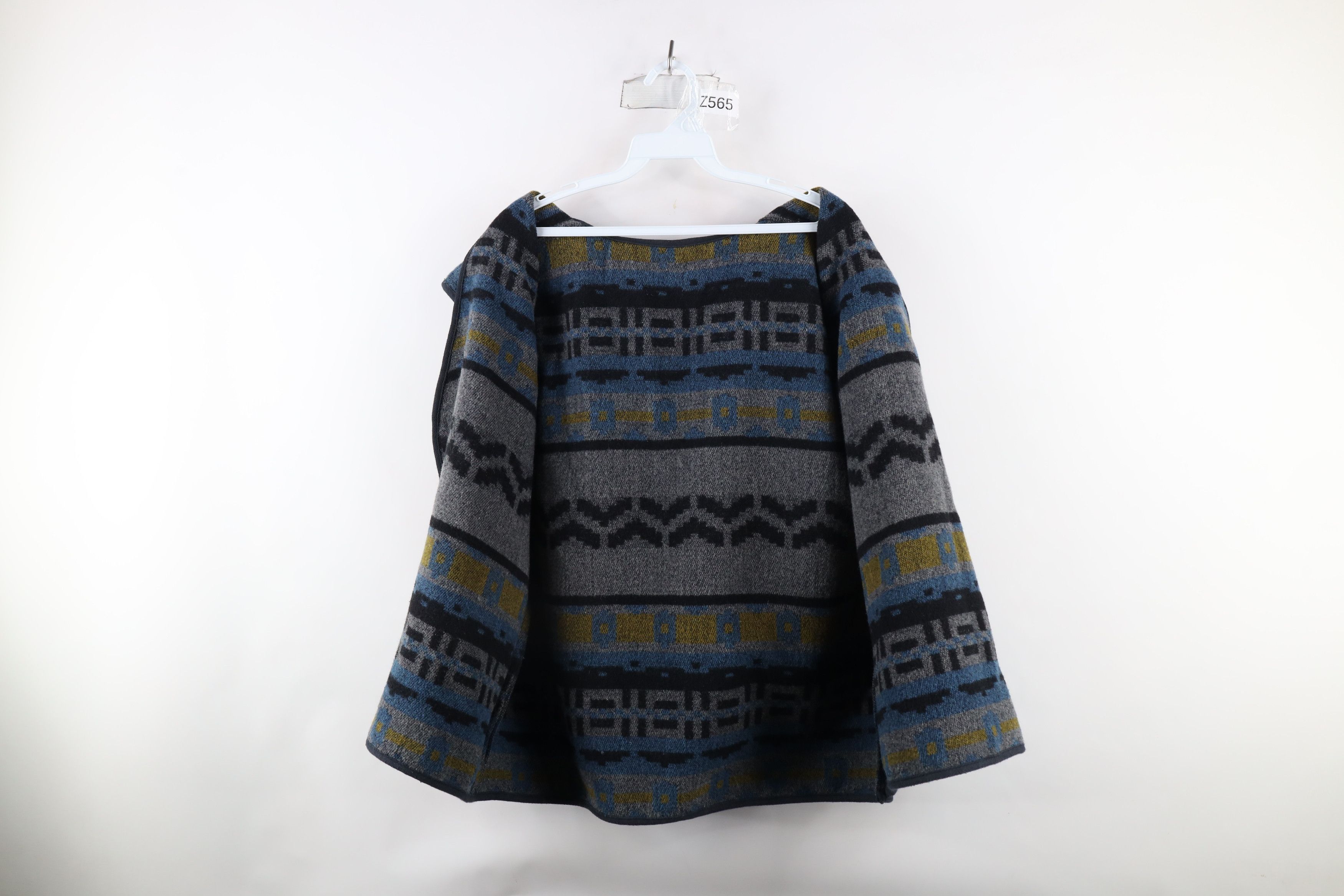 Vintage Vintage 90s Streetwear Blanket Wool Blend Button Vest Jacket Size US XXL / EU 58 / 5 - 7 Thumbnail