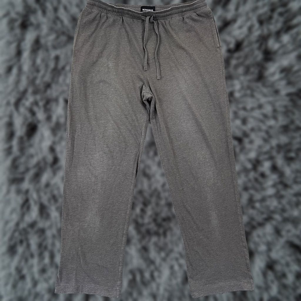 Bonobos Bonobos Sweatpants Men’s Large Slim Gray Active Drawstring Straight Wide Leg Pants Regular L Gray Nike? Size US 33 - 1 Thumbnail