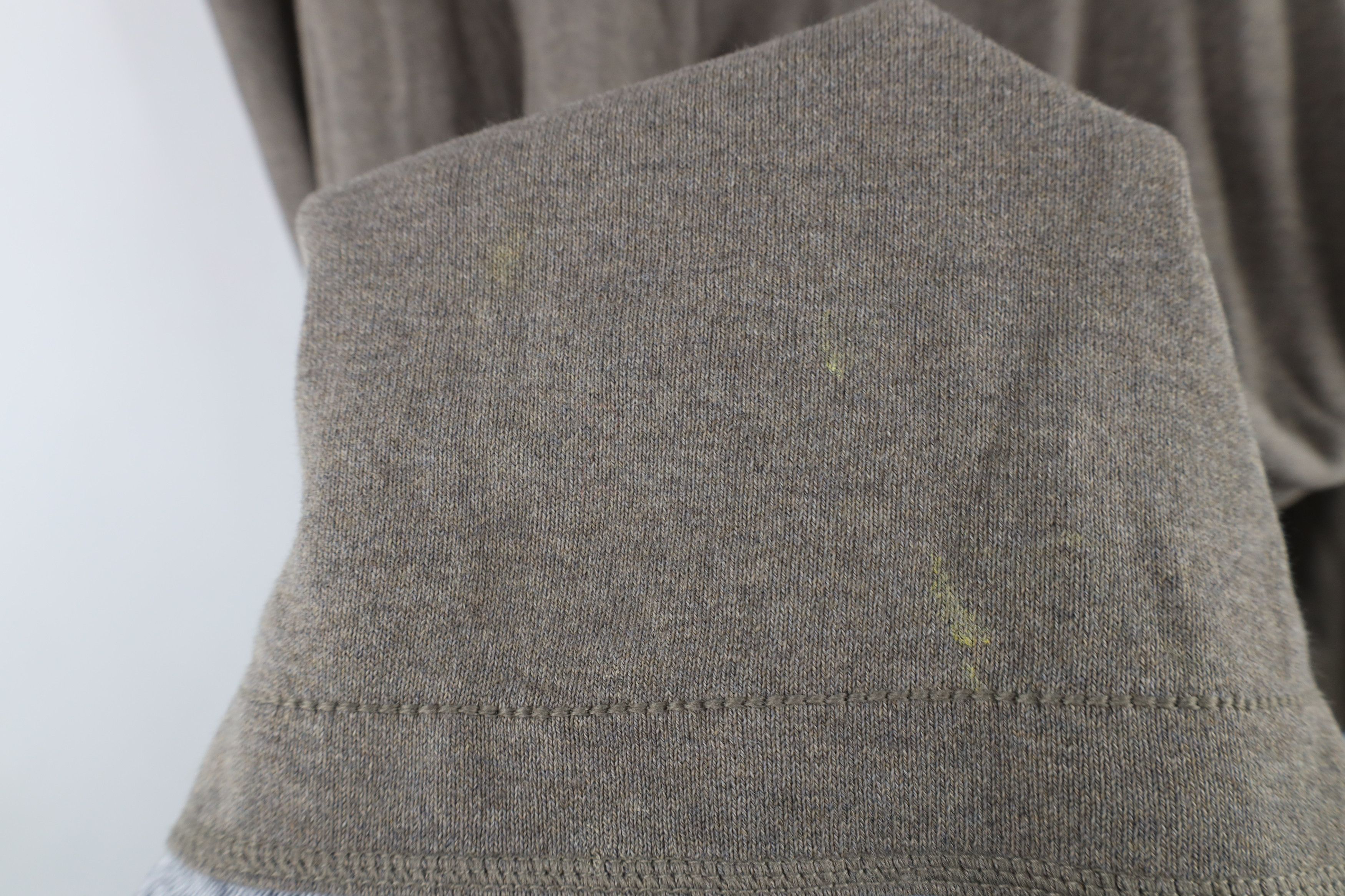 Eddie Bauer × Vintage Vintage Eddie Bauer Cotton Ribbed Knit Henley T-Shirt Beige Size US XL / EU 56 / 4 - 7 Thumbnail