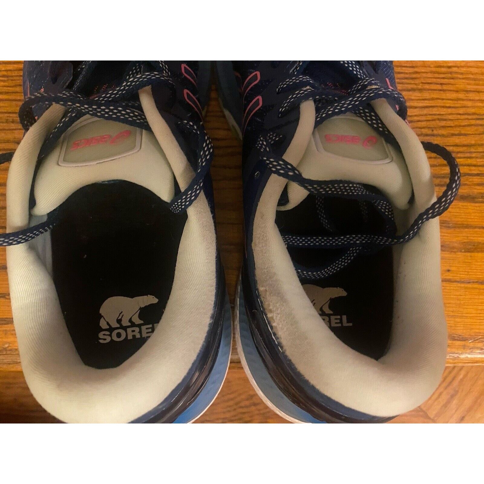 Asics ASICS GEL-Kayano 27 Navy Blue /Pink Women's Size 10.5 Size US 10.5 / IT 40.5 - 8 Thumbnail
