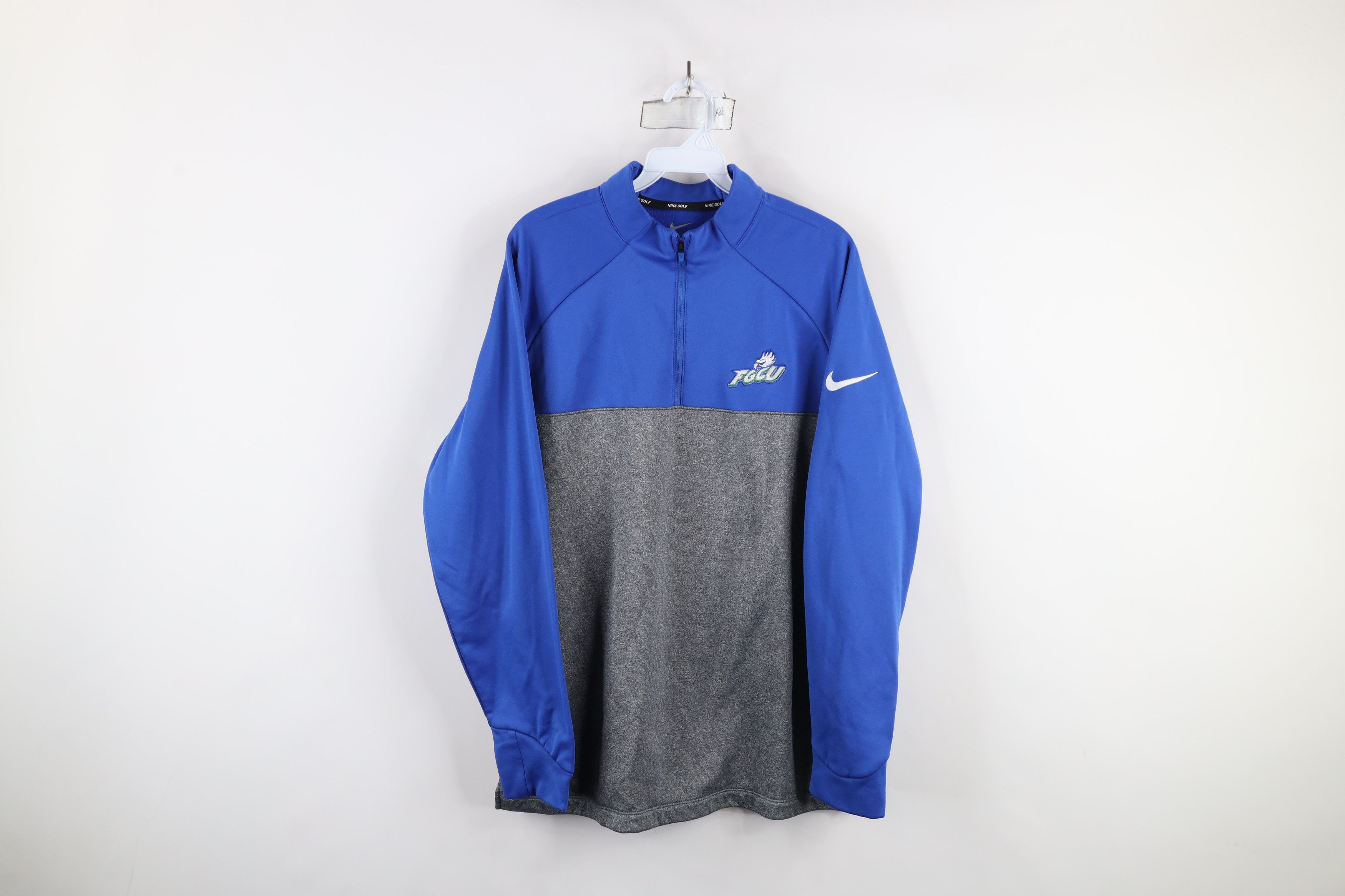 Nike × Vintage Nike Golf Gulf Coast University Half Zip Pullover Sweater Size US L / EU 52-54 / 3 - 1 Thumbnail