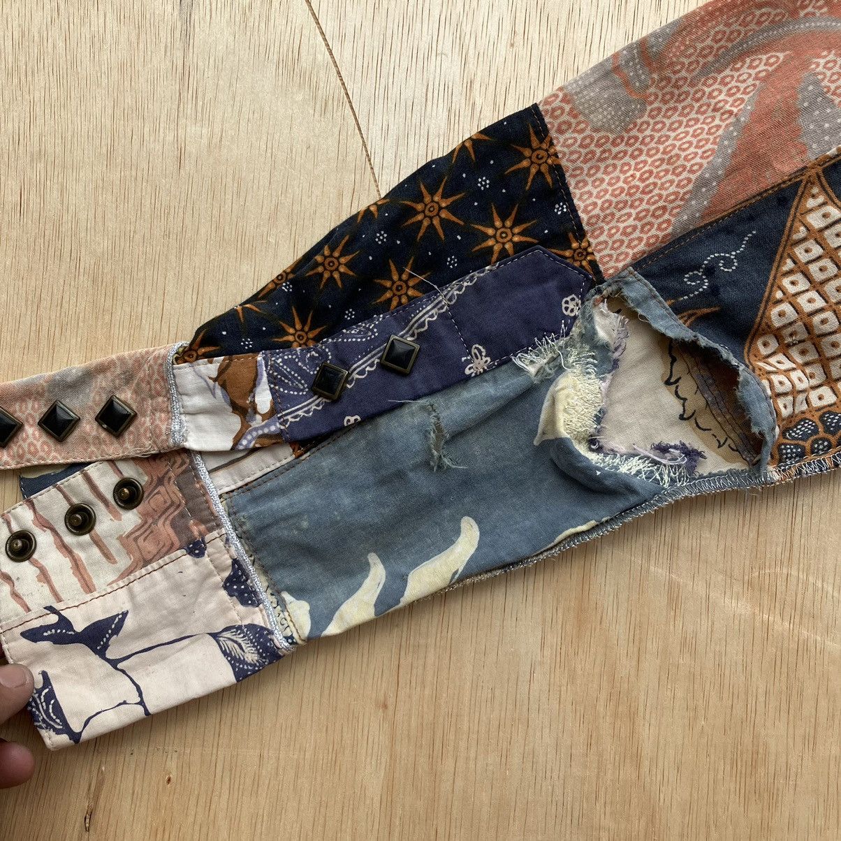 If Six Was Nine × Japanese Brand × Le Grande Bleu (L.G.B.) LGB MANIAC CORP BUTTON DOWN WESTERN LONG SLEEVE SHIRT Size US M / EU 48-50 / 2 - 10 Thumbnail