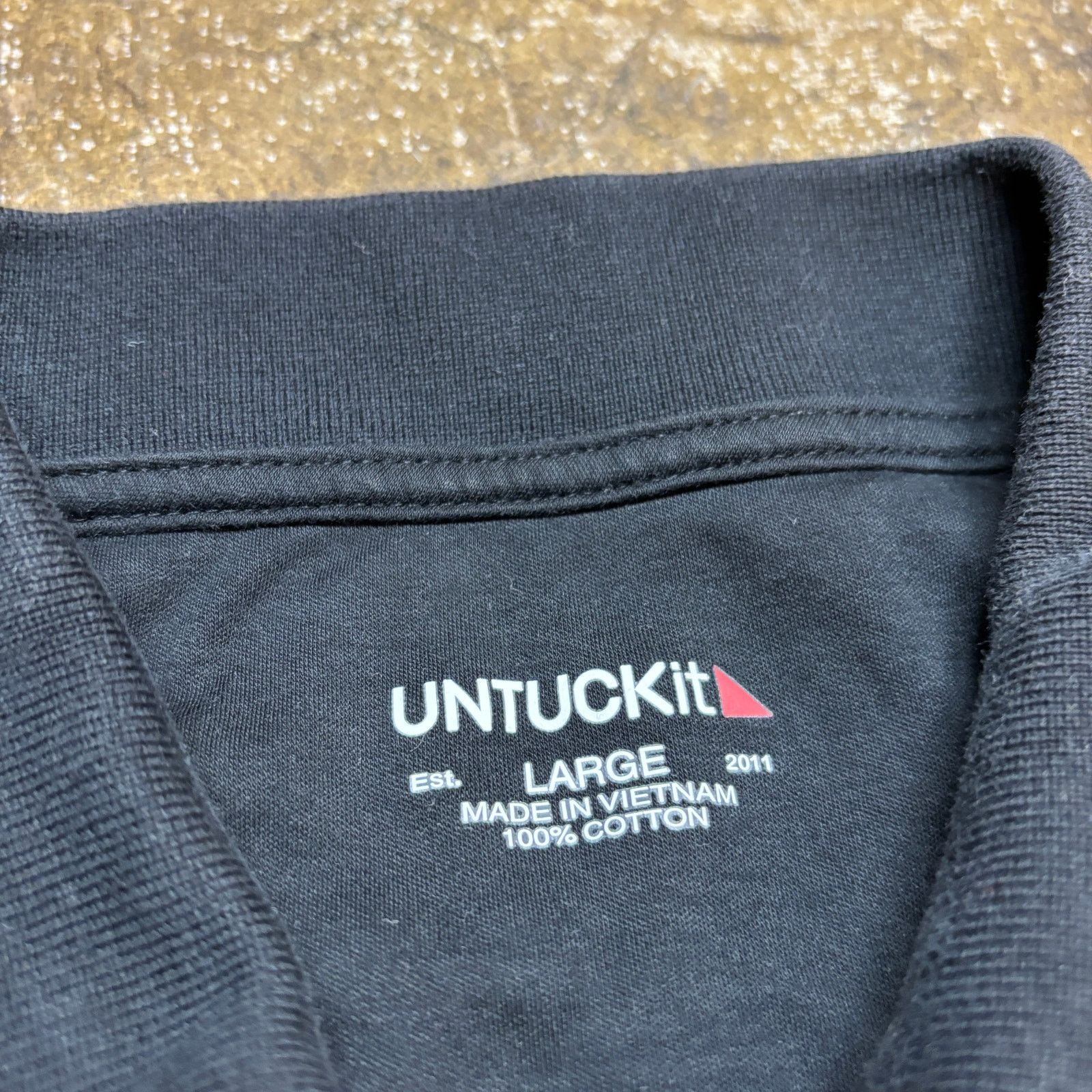 UNTUCKit Untuckit Damaschino Short Sleeve Polo Shirt Men's Large Golf Size US L / EU 52-54 / 3 - 4 Thumbnail