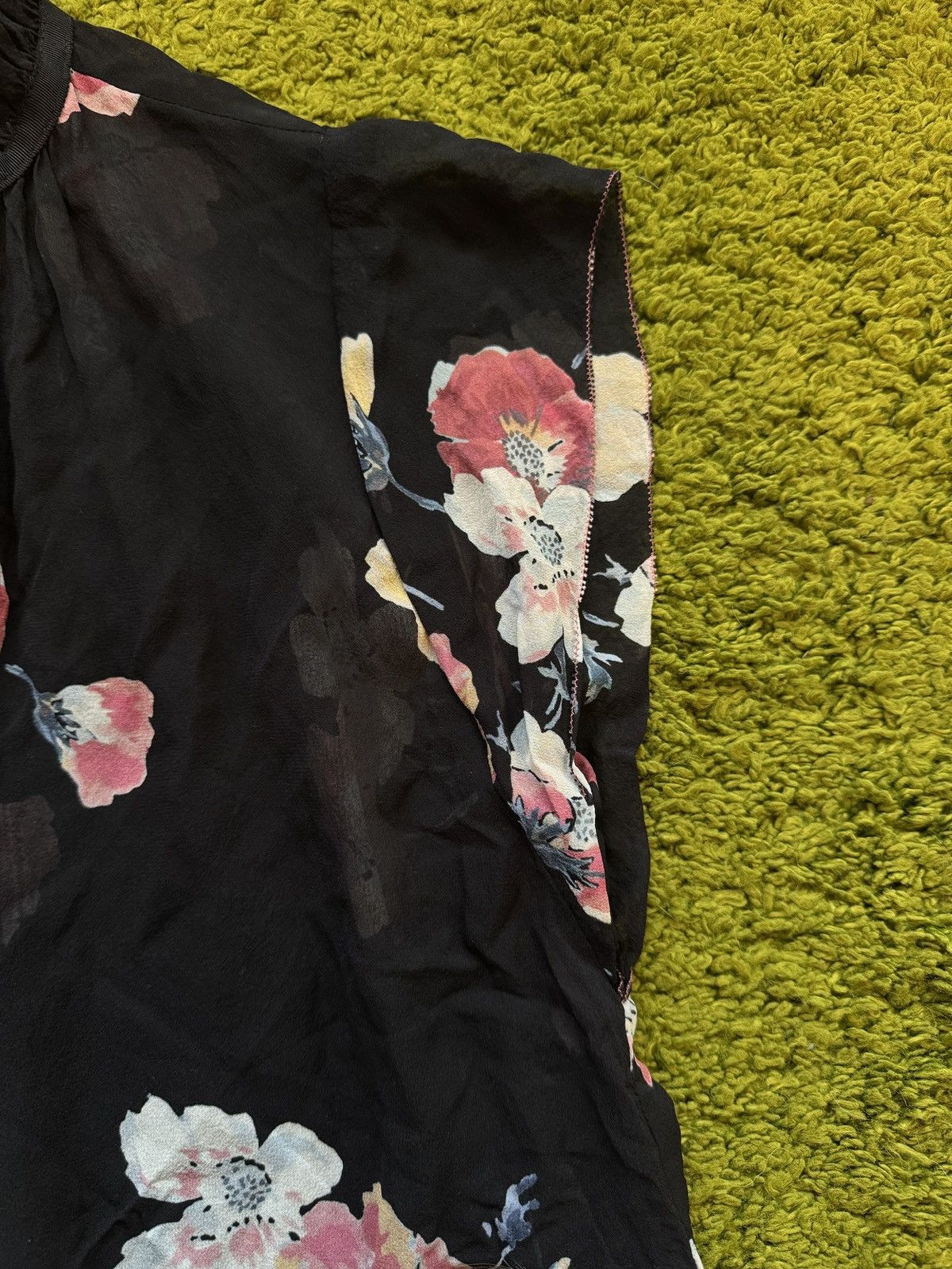 Ulla Johnson Ulla Johnson 100% silk floral print blouse Size M / US 6-8 / IT 42-44 - 5 Thumbnail