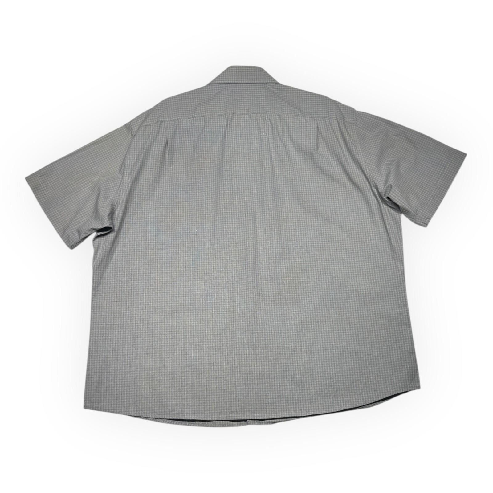 Marks & Spencer Marks & Spenser Shirt Men's UK Size 2XL Grey Non Iron Size 48R - 4 Thumbnail