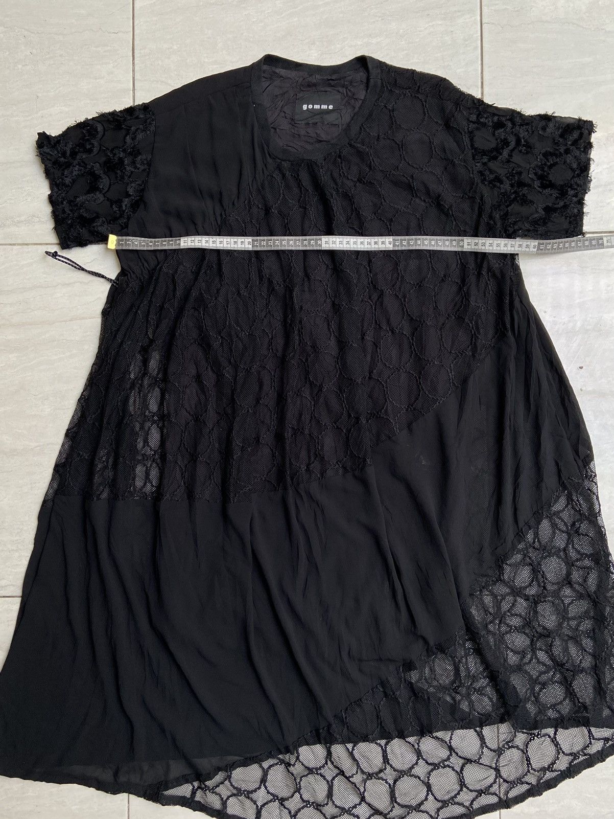 gomme GOMME Black Midi Dress Size L / US 10 / IT 46 - 3 Thumbnail
