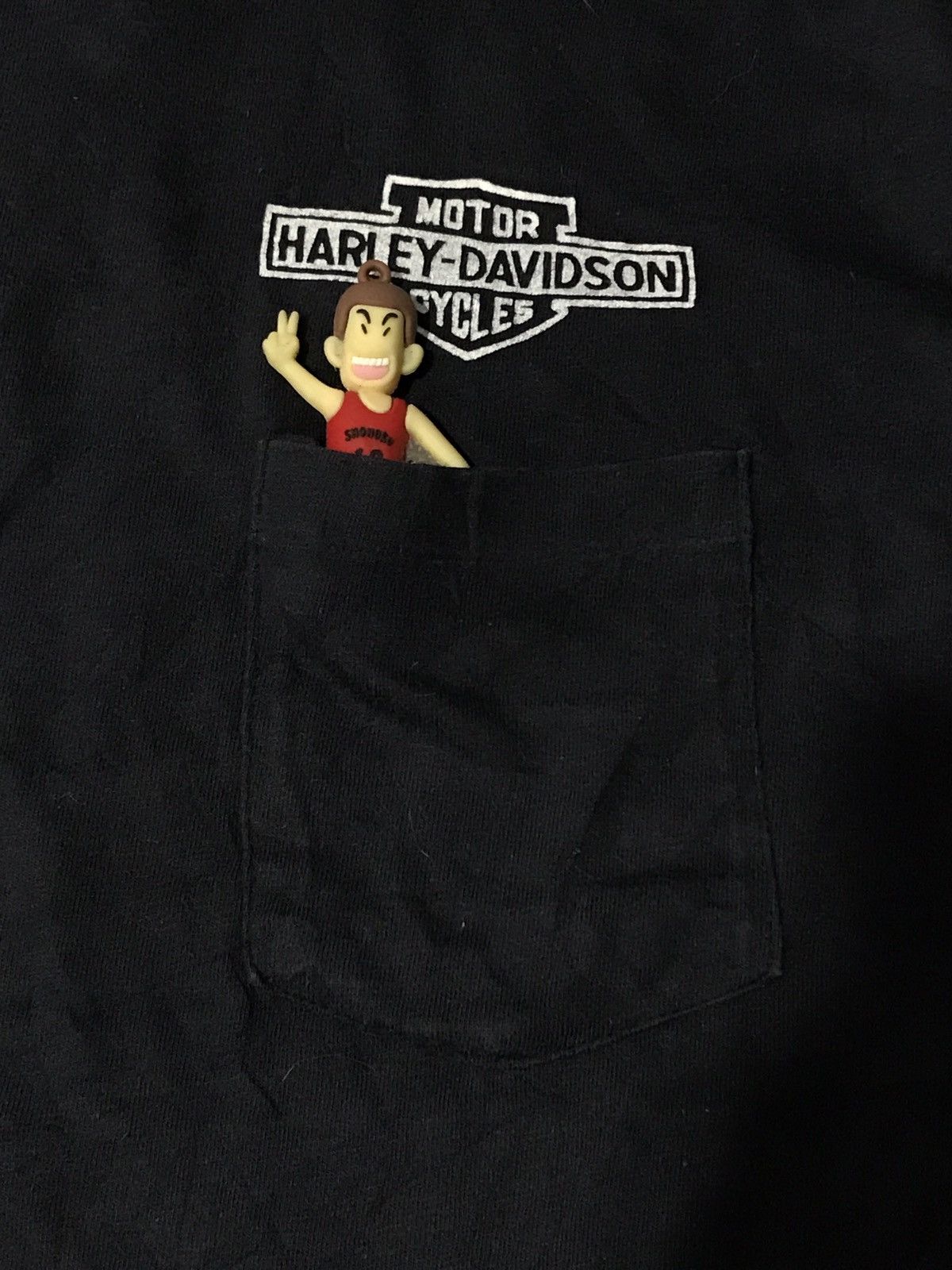 Harley Davidson × Vintage Harley-Davidson Morehead,Nevada vintage Pocket T-shirt Size US XL / EU 56 / 4 - 4 Thumbnail