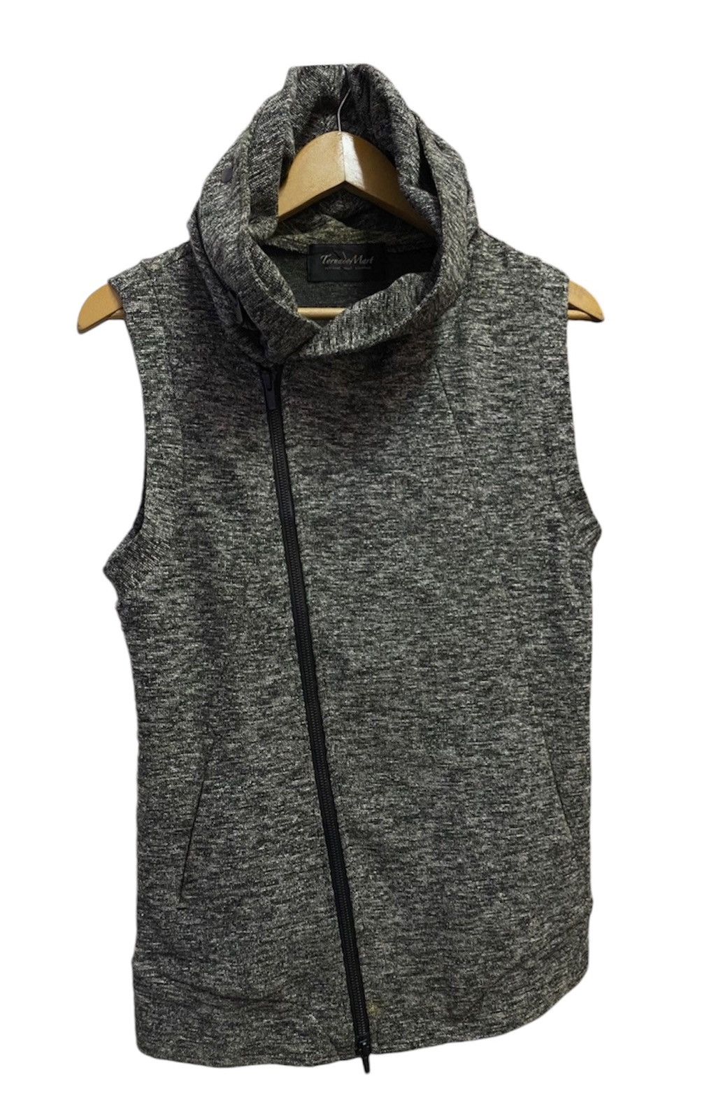 Vintage Tornado Mart Full Zip Hoodie Vest