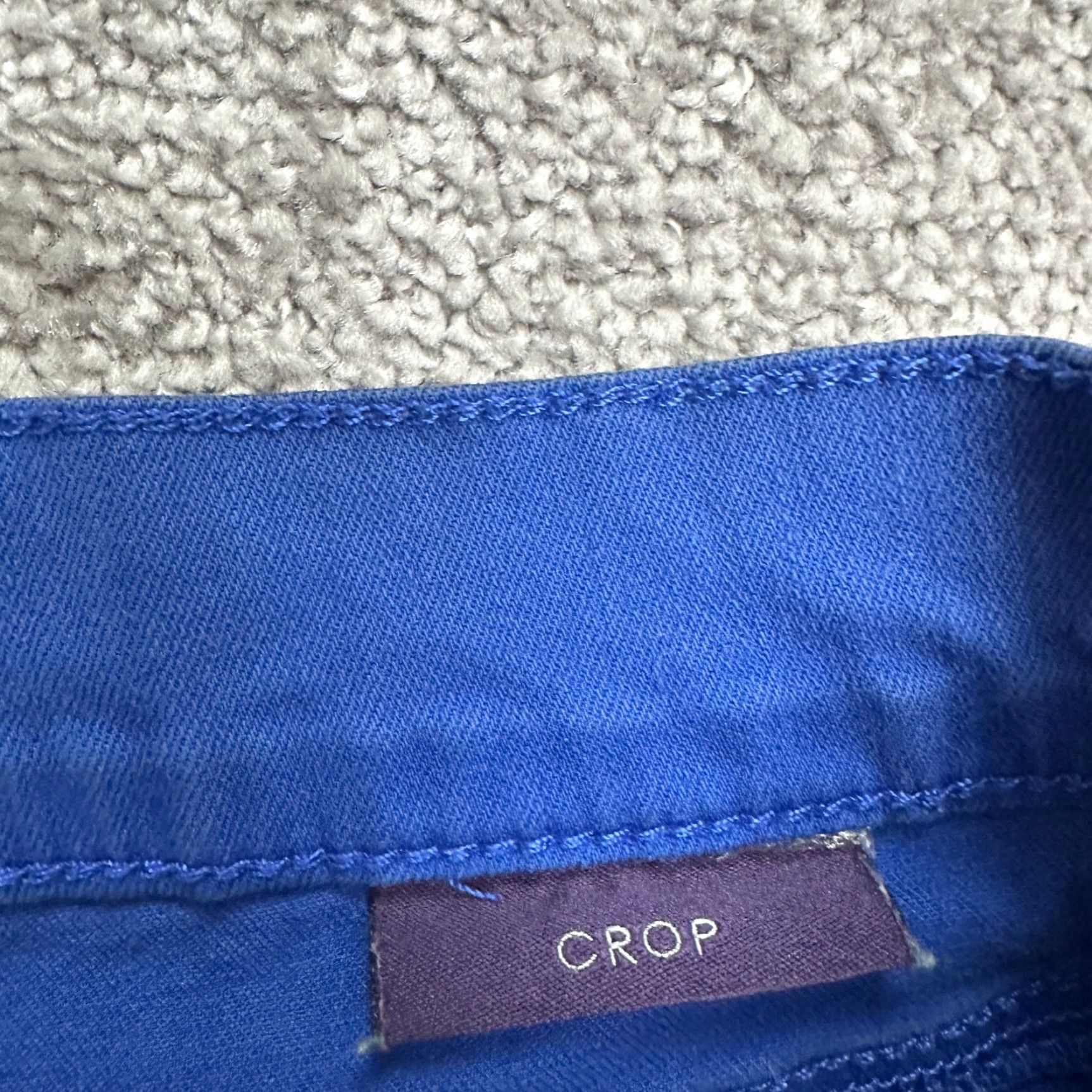 NYDJ NYDJ Crop Denim Jeans Womens 2 Royal Blue Mid Rise Casual Straight Leg 28x20 Size 26" / US 2 / IT 38 - 6 Thumbnail