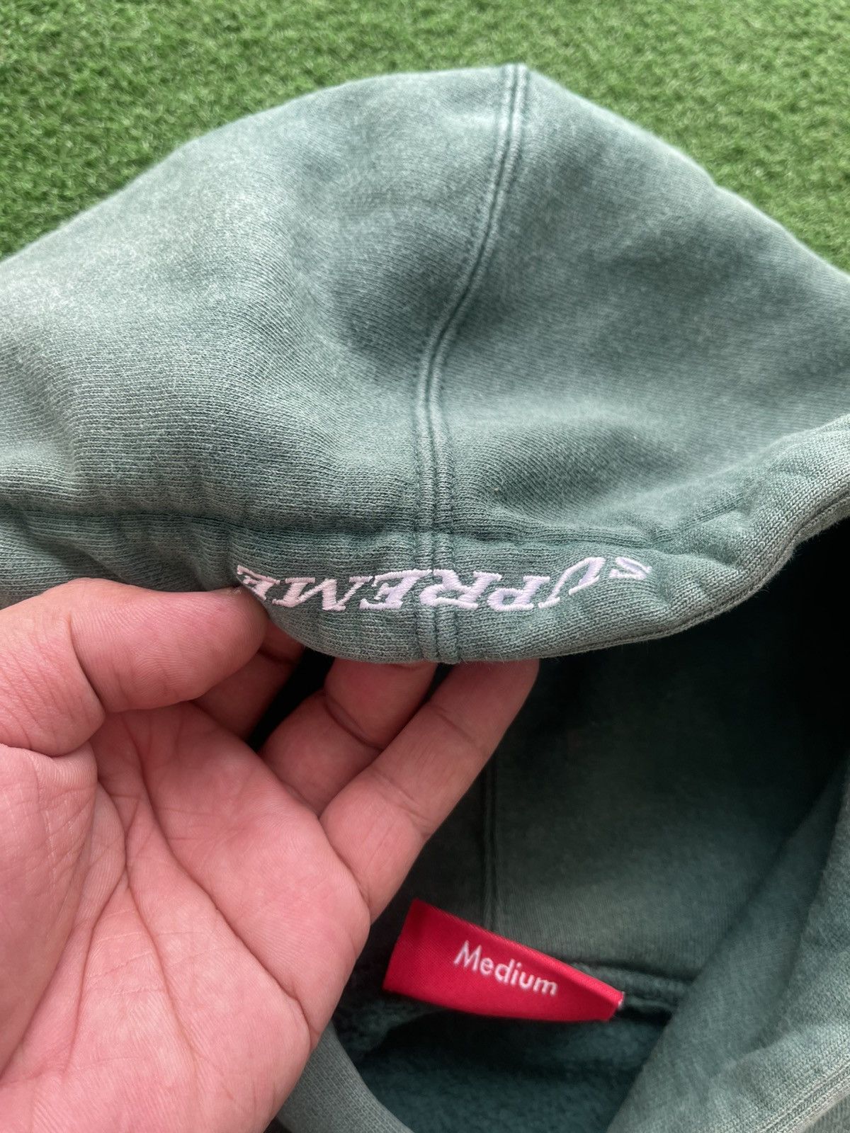 Supreme 🔥HOT🔥VINTAGE SUPREME STRIPED RIB HOODIES VERY RARE Size US L / EU 52-54 / 3 - 5 Thumbnail