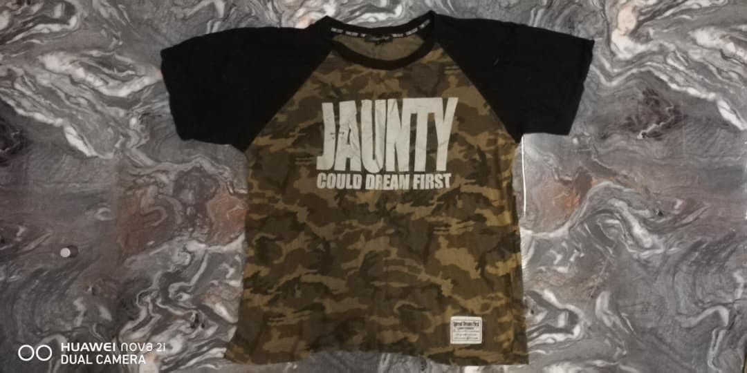 Vintage e29 Time Step punk tshirt jaunty dream first cemo army Size US L / EU 52-54 / 3 - 4 Thumbnail