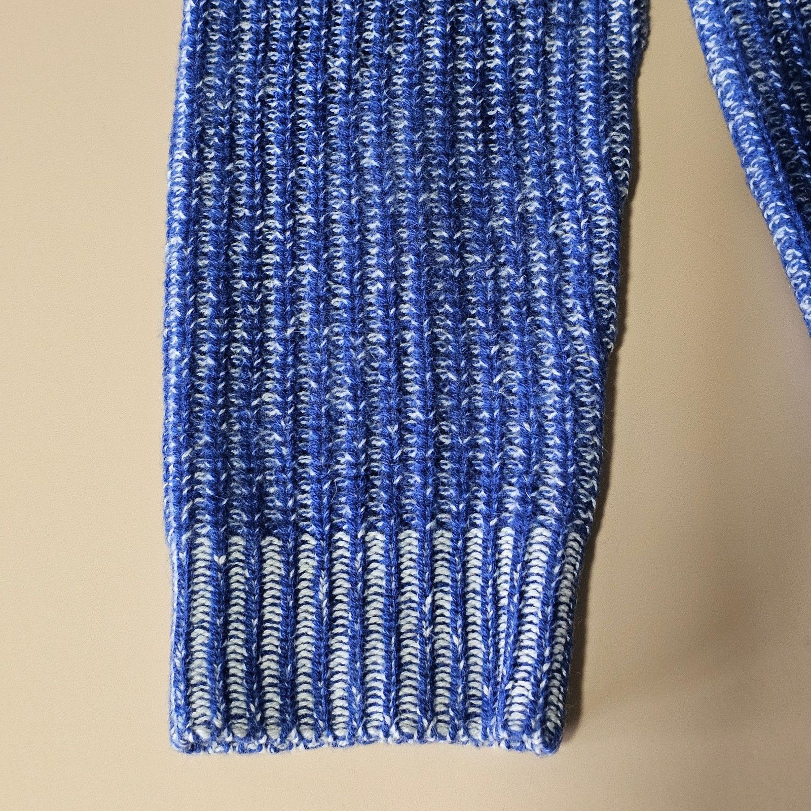 White + Warren EUC WHITE + WARREN Cashmere Blue/White Mock Neck Sweater XS Size XS / US 0-2 / IT 36-38 - 6 Thumbnail