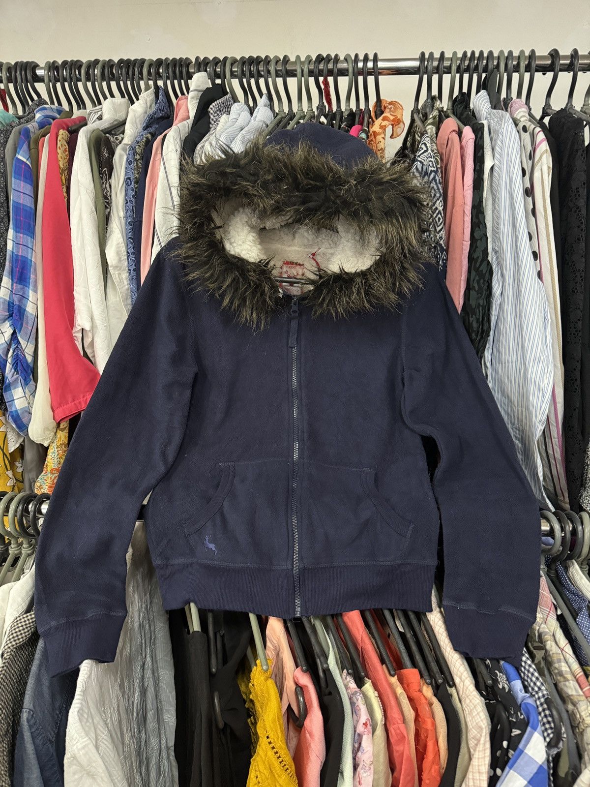 Hysteric Glamour Japanese Vintage Fleece Fur Y2K Zip Hoodie Size US S / EU 44-46 / 1 - 1 Thumbnail
