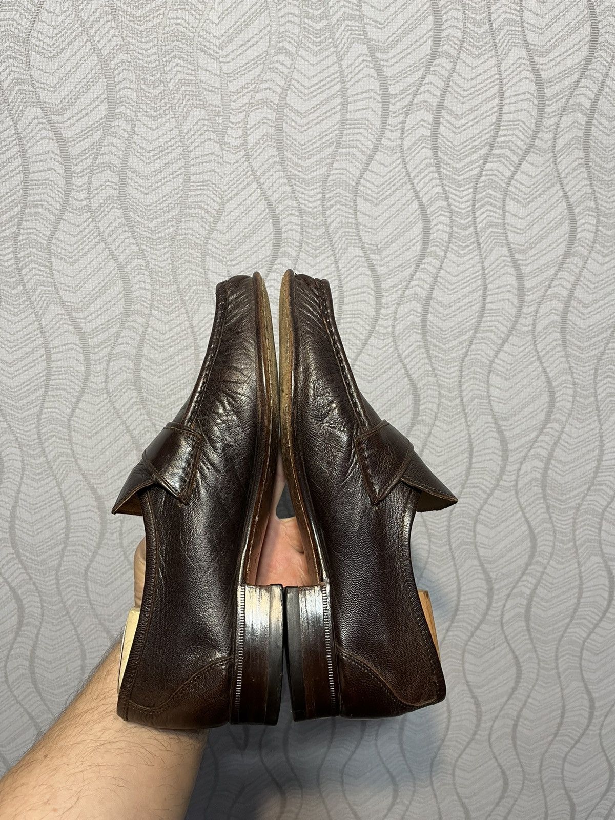 Church's Church’s Vintage Men’s Brown Leather Loafers Size US 9 Size US 9 / EU 42 - 5 Thumbnail