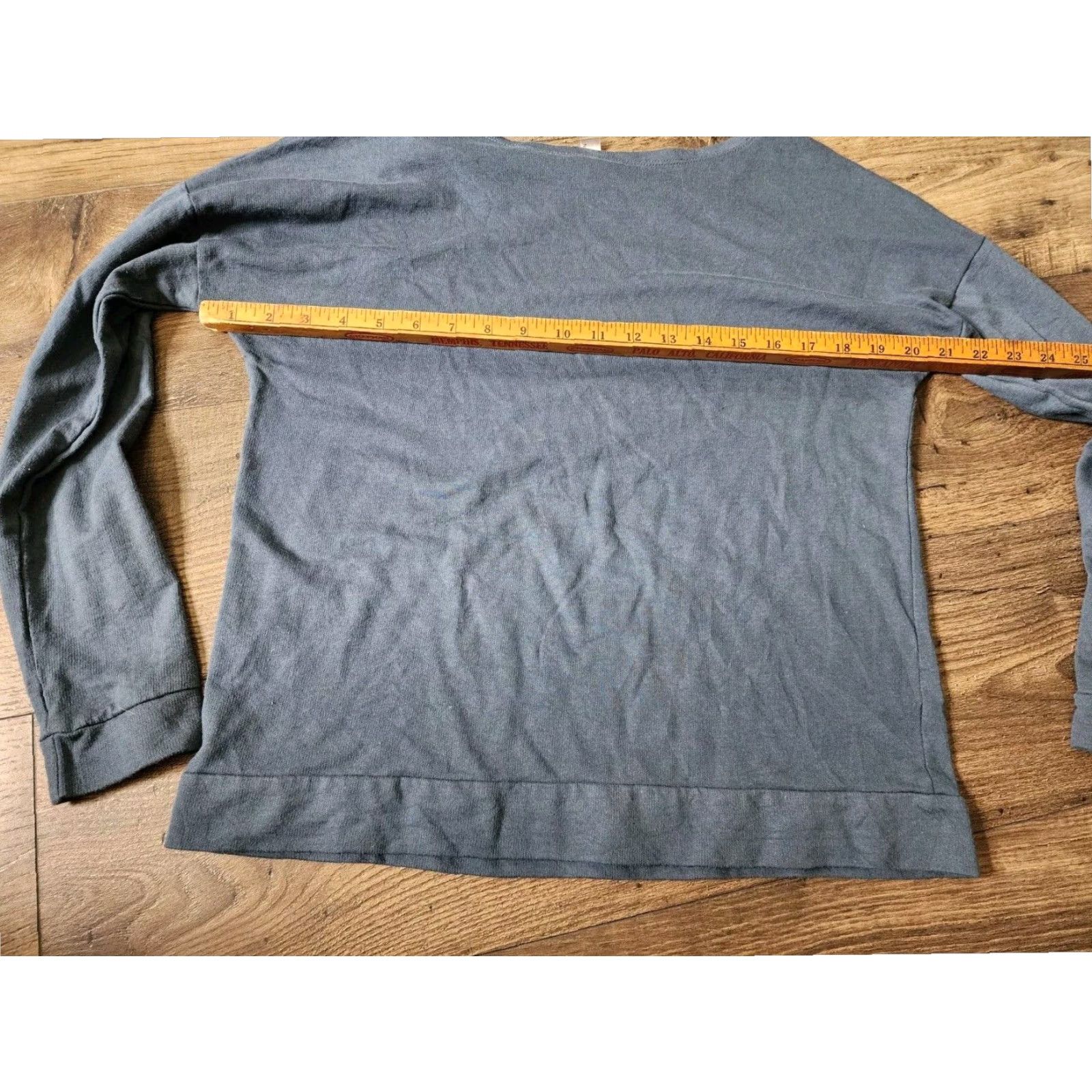 Vintage Pink Floyd Band Tee Juniors Long Sleeve Blue Cropped T Shirt Rock Music Womens Size L / US 10 / IT 46 - 3 Thumbnail