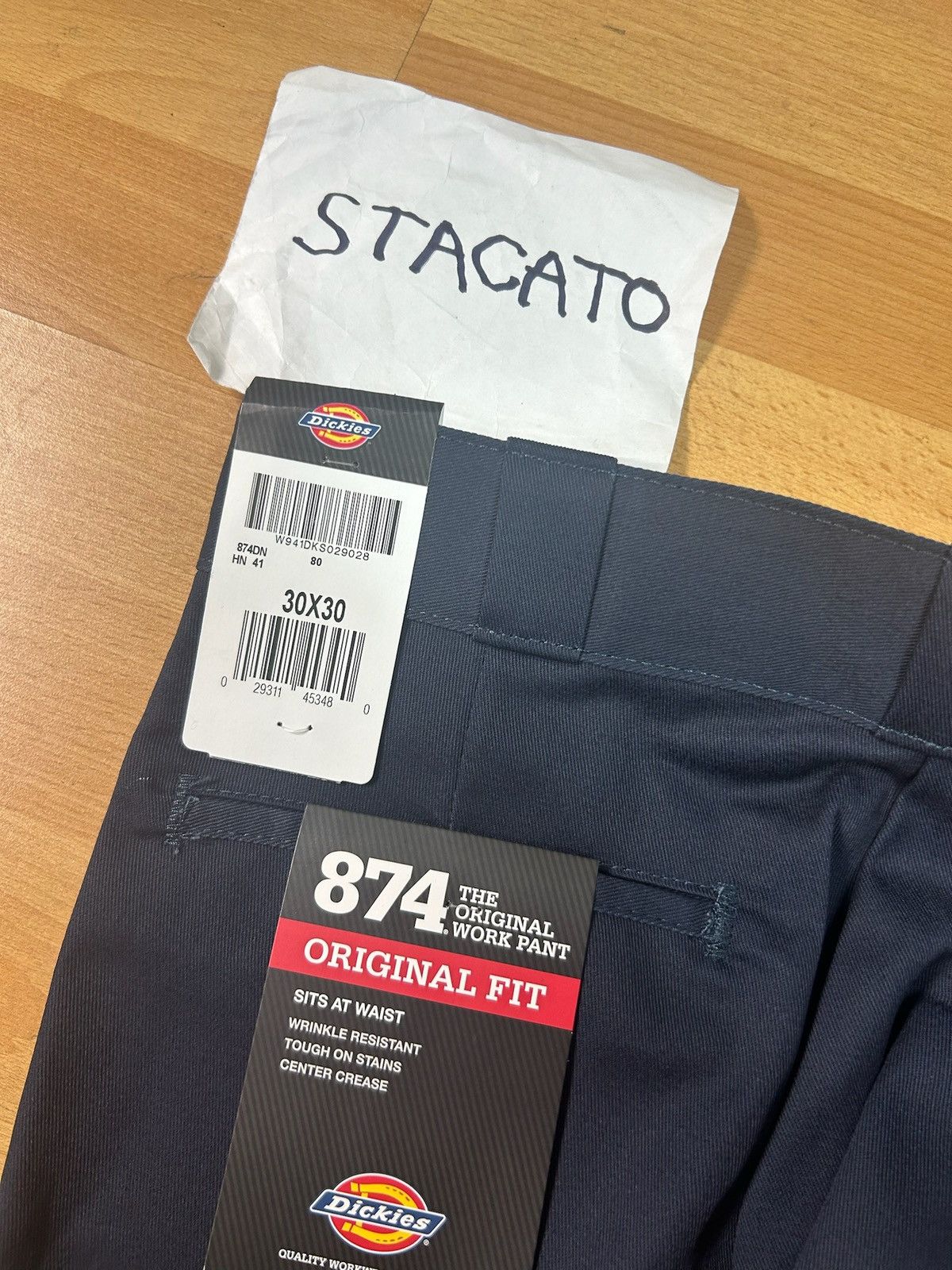 Dickies × Vintage Burnt Religion Dickies Pants Navy Blue Size US 30 / EU 46 - 6 Thumbnail