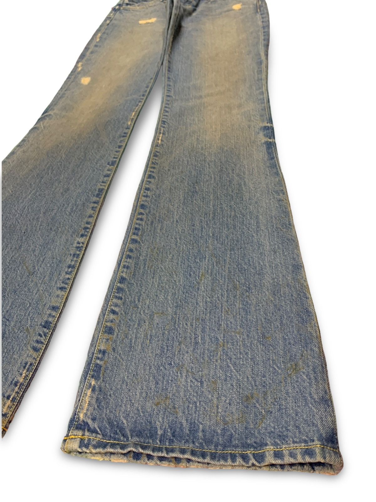 Paper Denim & Cloth Vintage USA Paper Denim & Cloth Distressed Flare Jeans Size 27" / US 4 / IT 40 - 7 Thumbnail