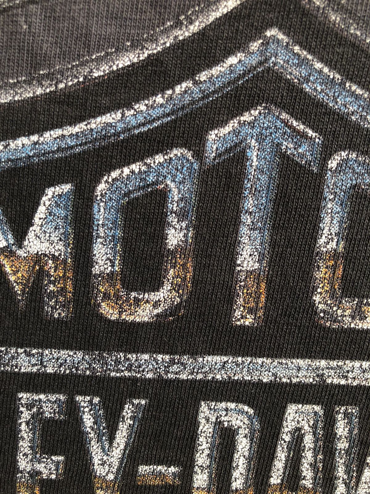 Harley Davidson Vintage 00s Harley Davidson Spider Web Faded Tee Size US L / EU 52-54 / 3 - 6 Thumbnail