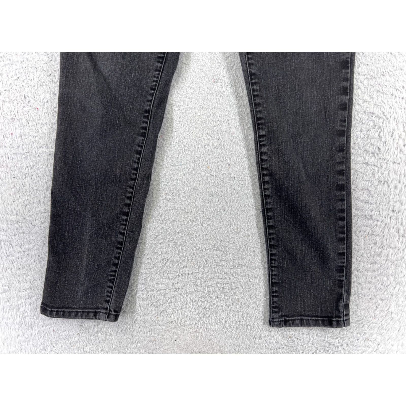 Vintage Sonoma Pants Womens 8 Black Skinny Leg Cotton Blend Stretch Mid Rise 28x27 Size 30" / US 8 / IT 44 - 2 Thumbnail