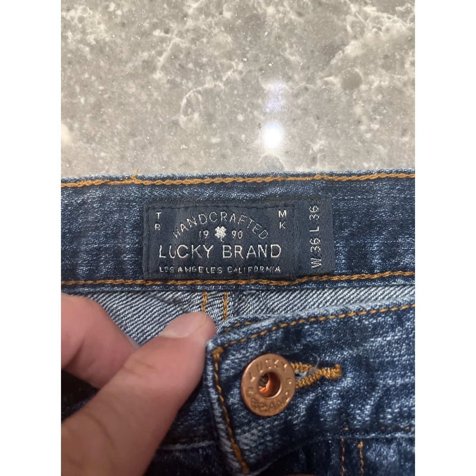 Lucky Brand Lucky Brand Jeans 363 Vintage Straight Blue Size 36 X 29 Adult Mens Jeans Size US 36 / EU 52 - 2 Thumbnail