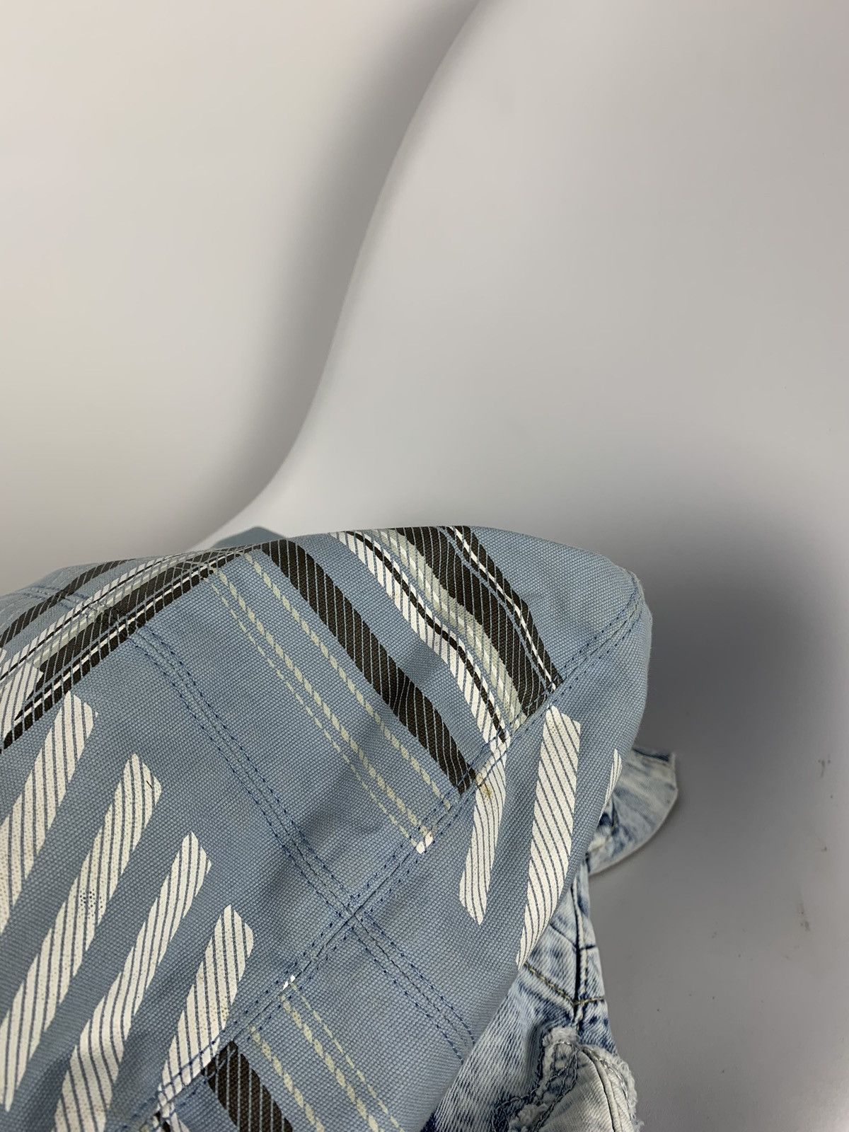 Nike Vintage Y2K Nike Plaid Pouch Bag One Size Baby Blue Logo Size ONE SIZE - 17 Thumbnail