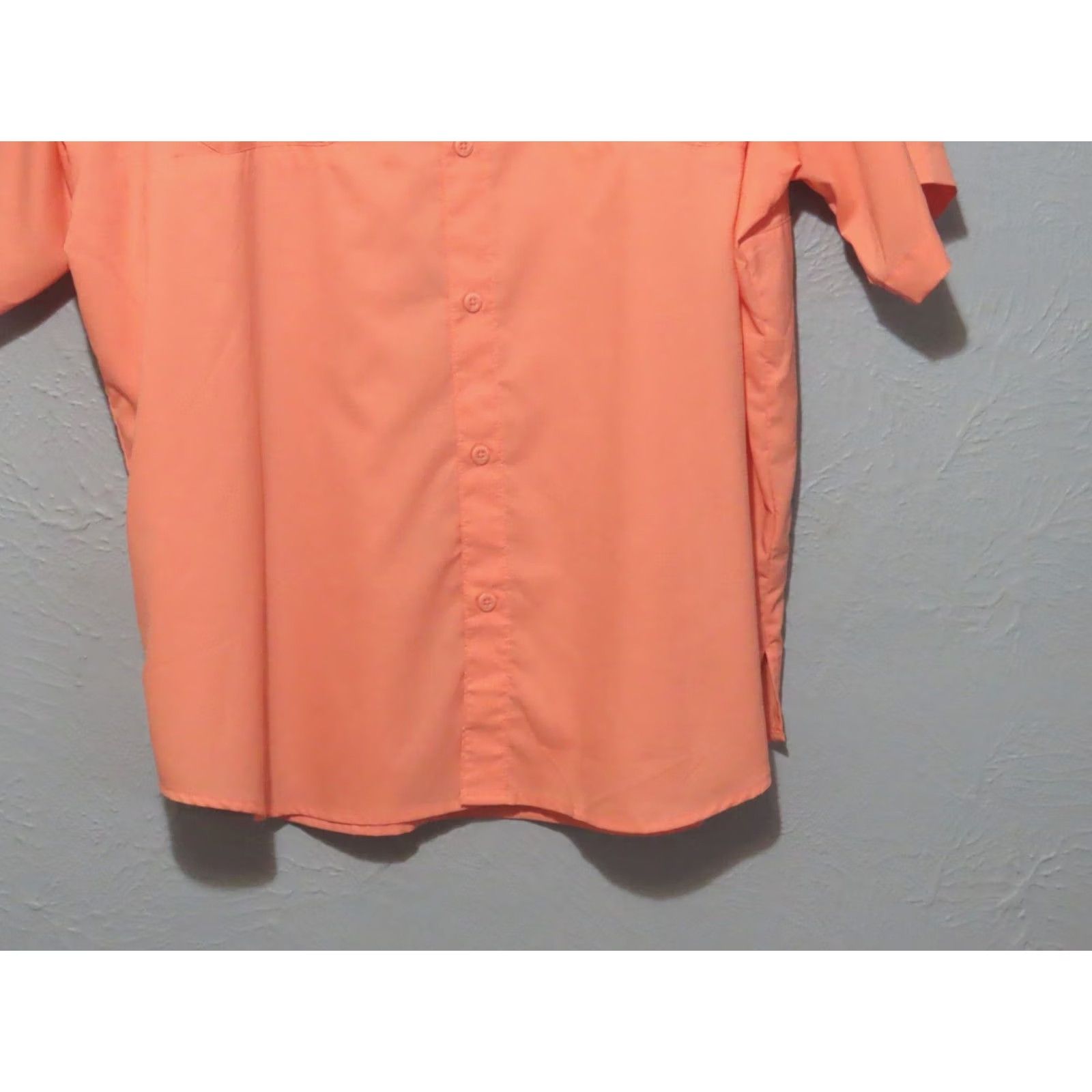 Vintage Columbia PFG Tamiami Men’s XL Short Sleeve Button-Up Vented Fishing Shirt Orange Pattern Pockets NWOT Size US XL / EU 56 / 4 - 2 Thumbnail