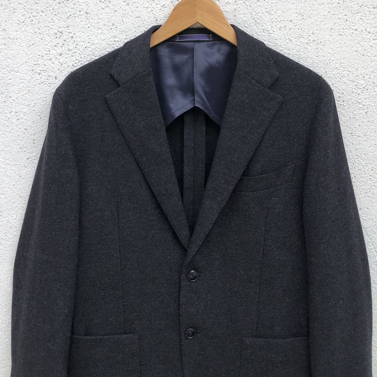 Blue Blue Japan BISHU JAPAN x LES MUES Wool Blazer Size US M / EU 48-50 / 2 - 2 Thumbnail