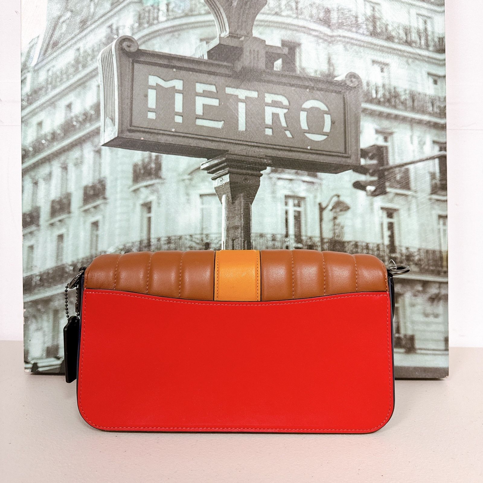 Coach Coach 5568 Georgie Shoulder Bag With Colorblock Linear Size ONE SIZE - 3 Thumbnail