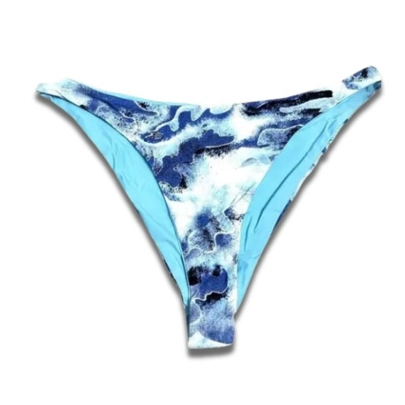 Other Royalty By Maluma Bikini Bottoms Cheeky Cut Camo Blue XL NWT Size ONE SIZE - 2 Thumbnail