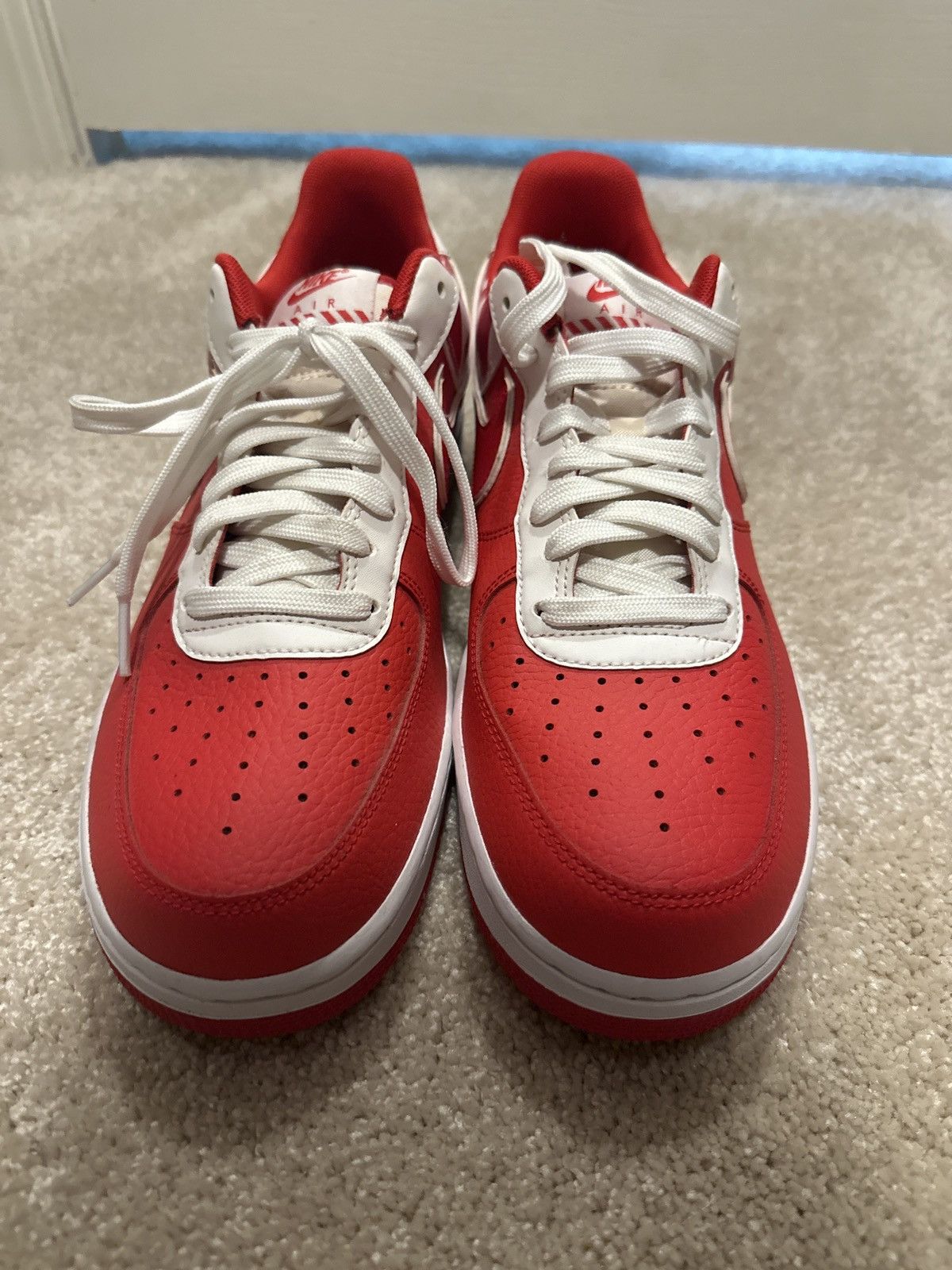 Nike Nike Air Force 1 Low Logo Pack University Red Size US 10 / EU 43 - 2 Thumbnail