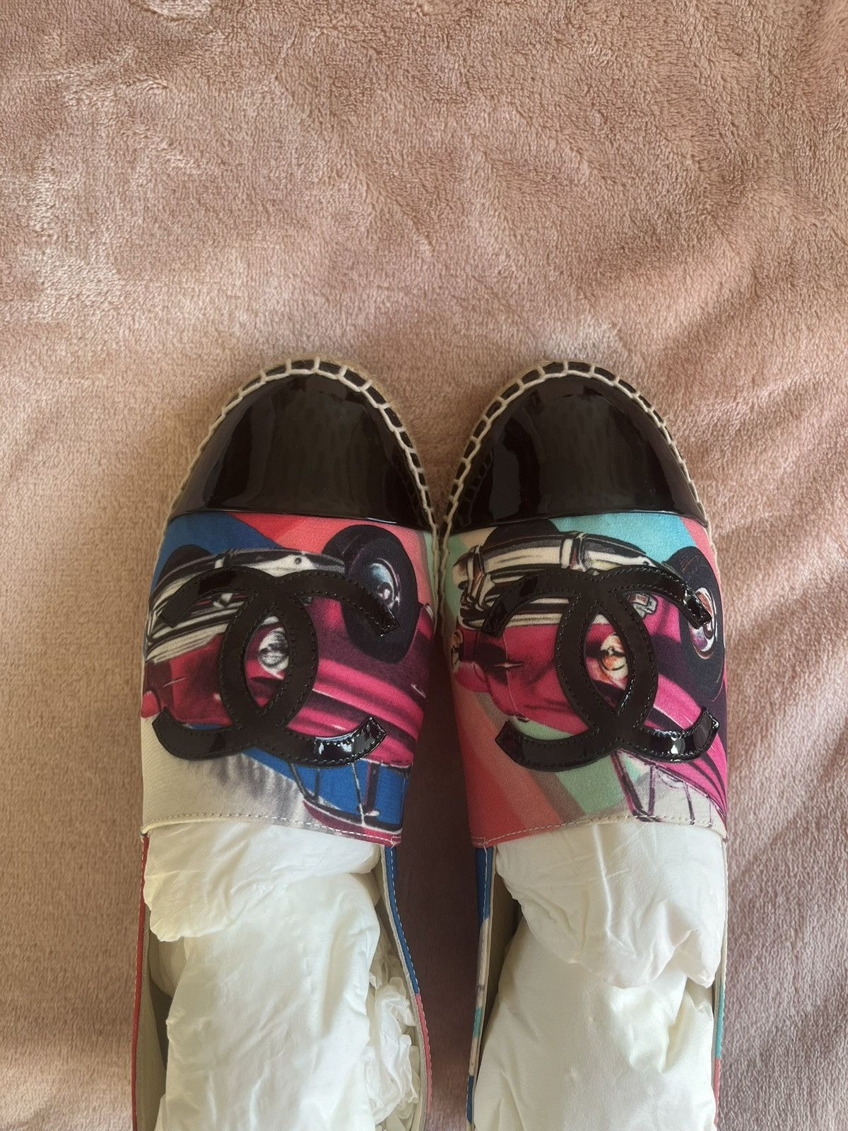 Chanel Chanel 4 of 4 Pink & Multi CC Espadrill Size US 8 / IT 38 - 10 Thumbnail
