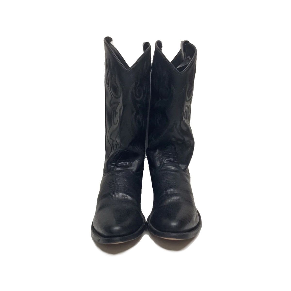 Cowboy Equipment × Vintage Vintage, Men’s Lizard Leather Cowboy Boots Size US 11 / EU 44 - 1 Thumbnail