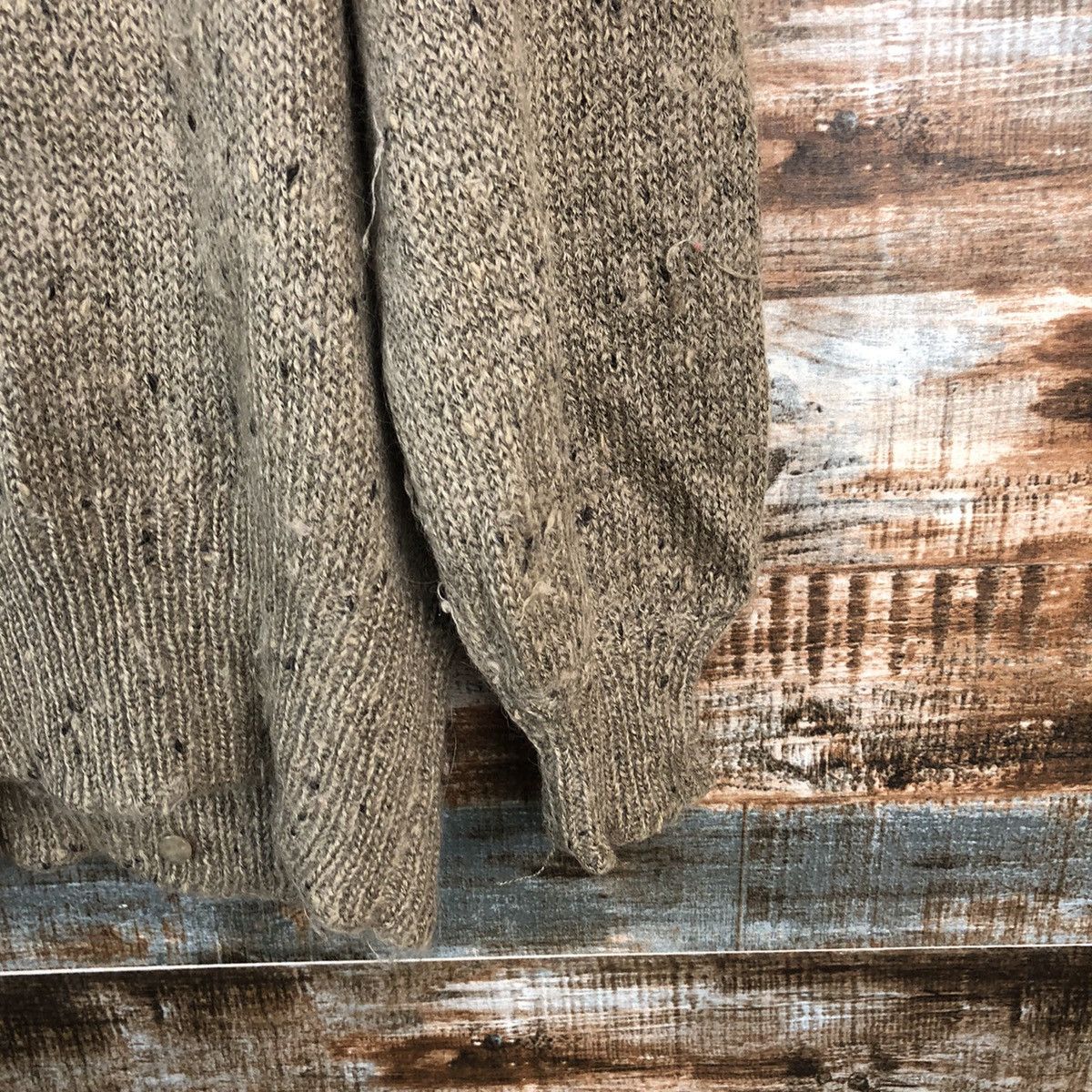Homespun Knitwear × Japanese Brand Pinore Brown vintage mohair Cardigan Knitwear #A2251 Size M / US 6-8 / IT 42-44 - 16 Thumbnail