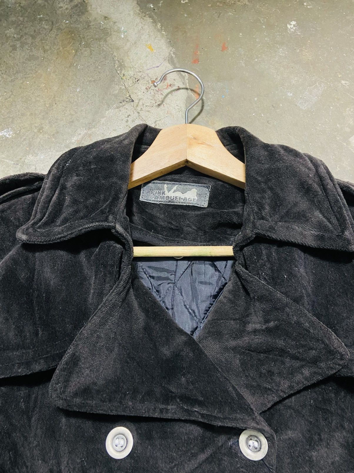 Hysteric Glamour Pink Camouflage Double Breasted Velvet Jacket Size M / US 6-8 / IT 42-44 - 9 Thumbnail