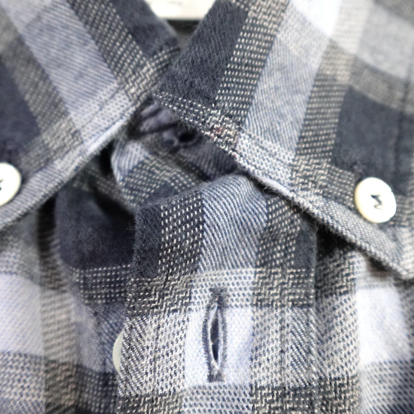 Billy Reid Billy Reid Shirt 2XL Blue Plaid 100% Cotton Button Down Made in Portugal Mens Shirt Size US XXL / EU 58 / 5 - 3 Thumbnail
