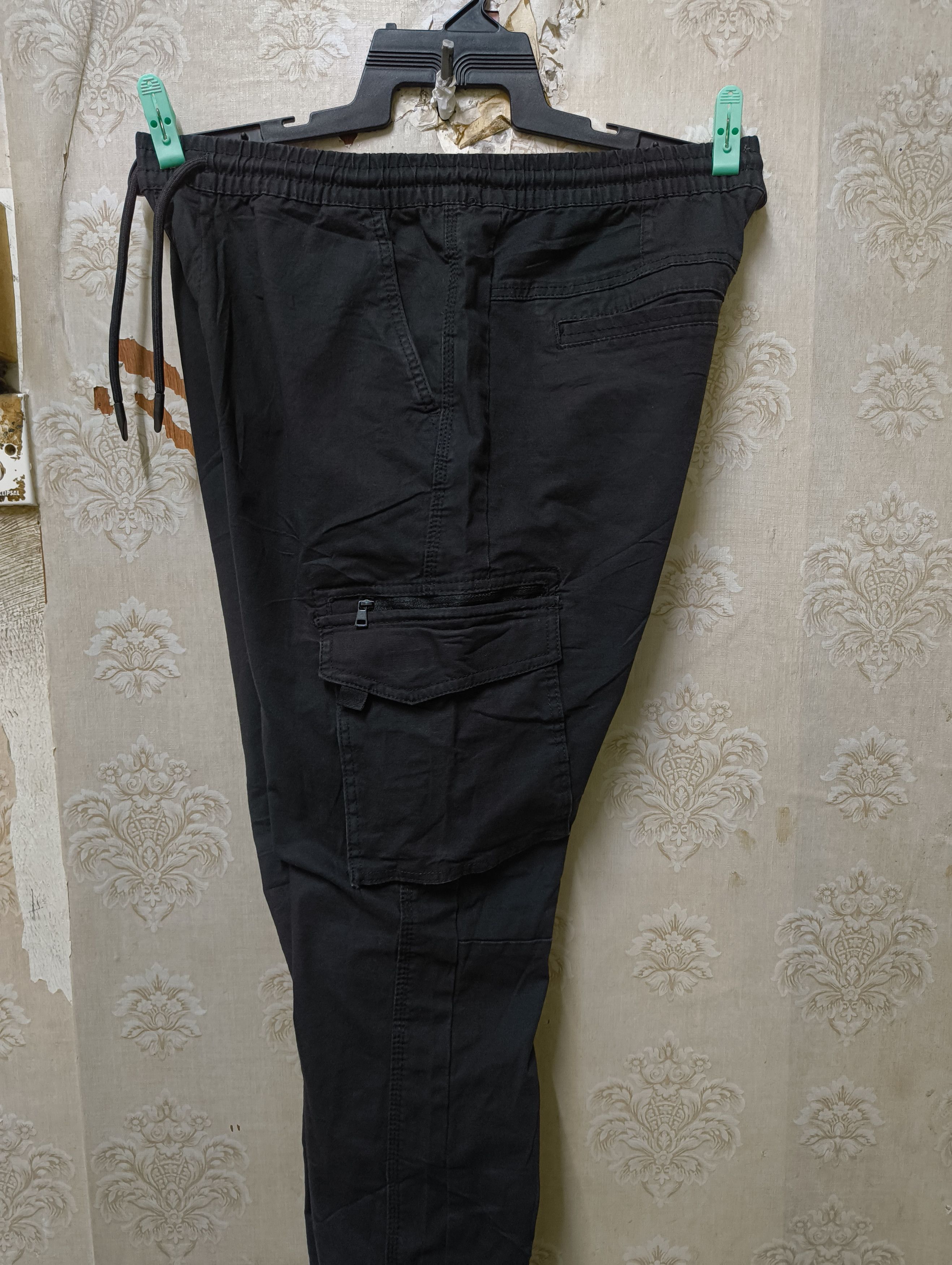 Denim & Co. Denim Co. Black Slim cuffed Cargo pants Size US 36 / EU 52 - 7 Thumbnail