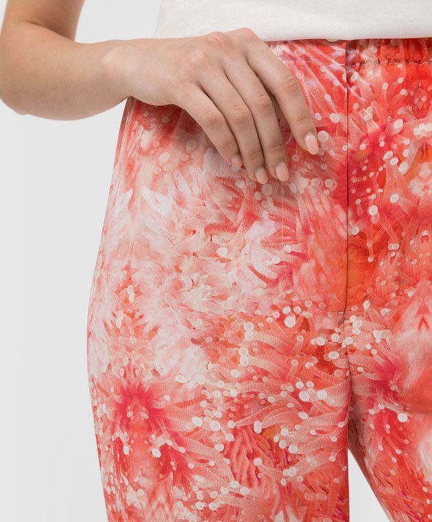 Alexander McQueen o1y0325 Pant in Coral Size 26" / US 2 / IT 38 - 6 Thumbnail