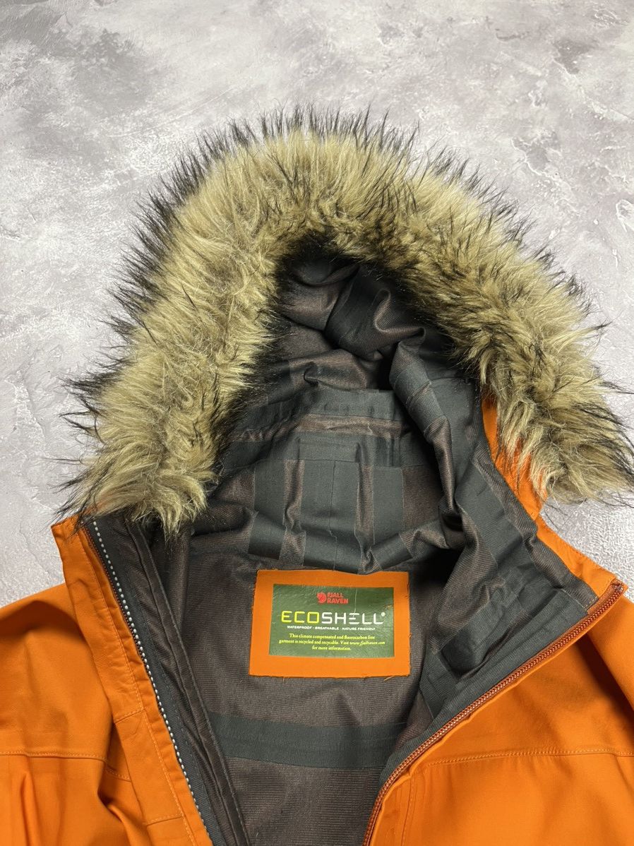 Fjallraven Fjallraven Eco Shell softshell Orange rare jacket women Size L / US 10 / IT 46 - 3 Thumbnail