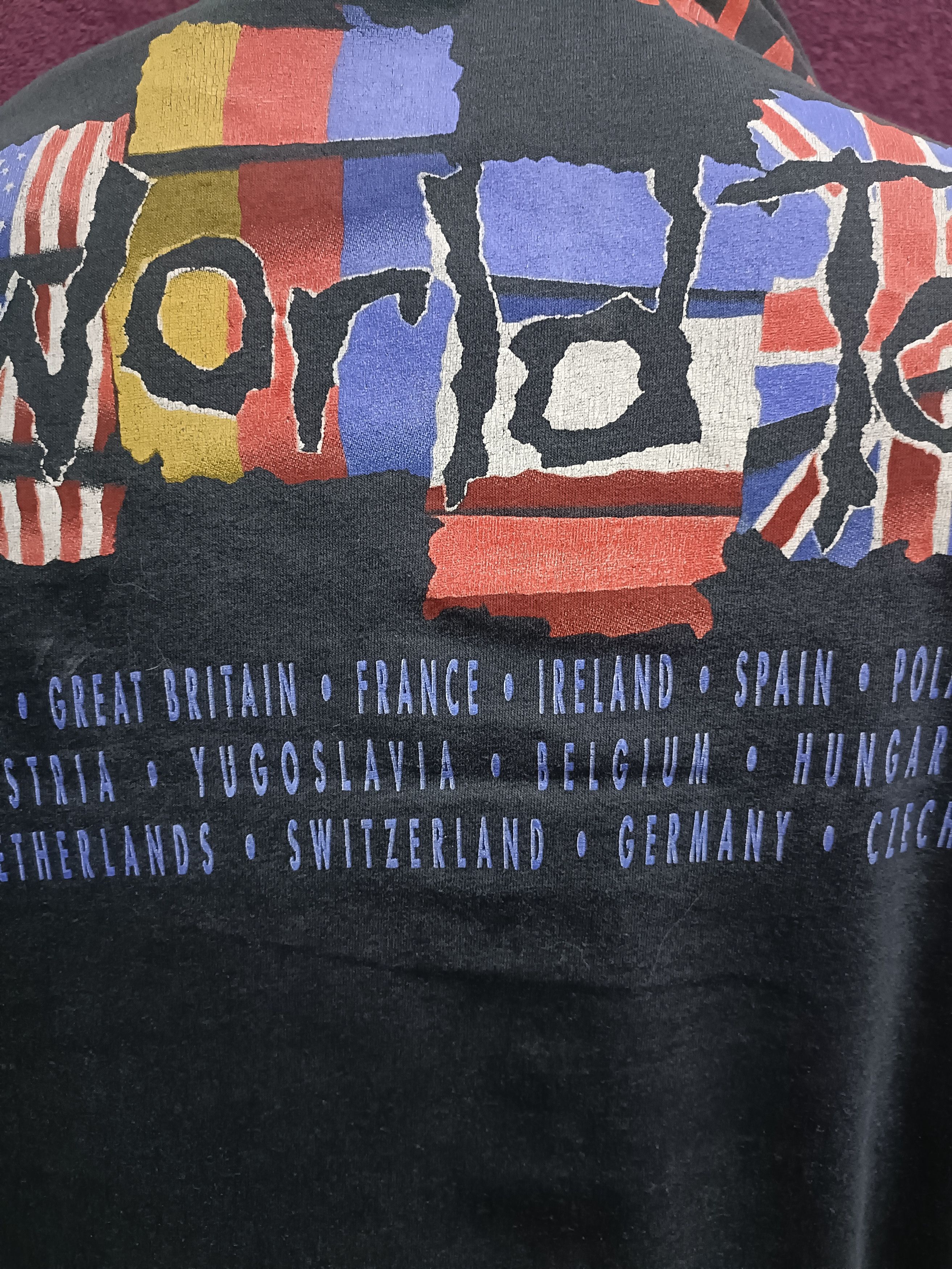 Vintage Vintage 1990 Sacred Reich Love Hate Tour Size US L / EU 52-54 / 3 - 6 Thumbnail