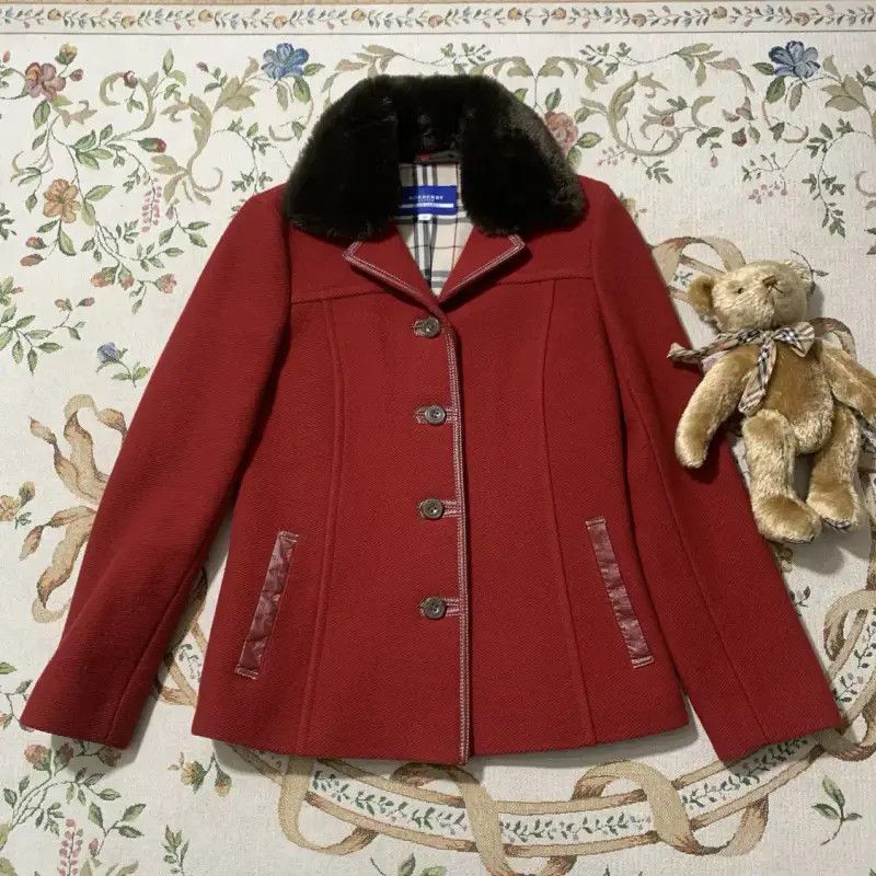 Burberry Burberry Red Long Sleeve Cardigan for Women Size M / US 6-8 / IT 42-44 - 1 Thumbnail