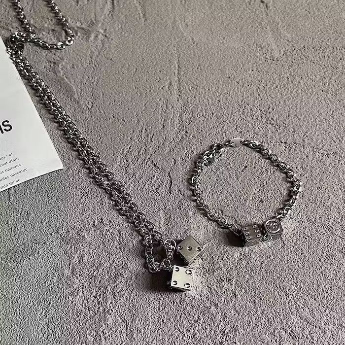 Jewelry × Vintage Retro dice bracelet Size ONE SIZE - 4 Thumbnail