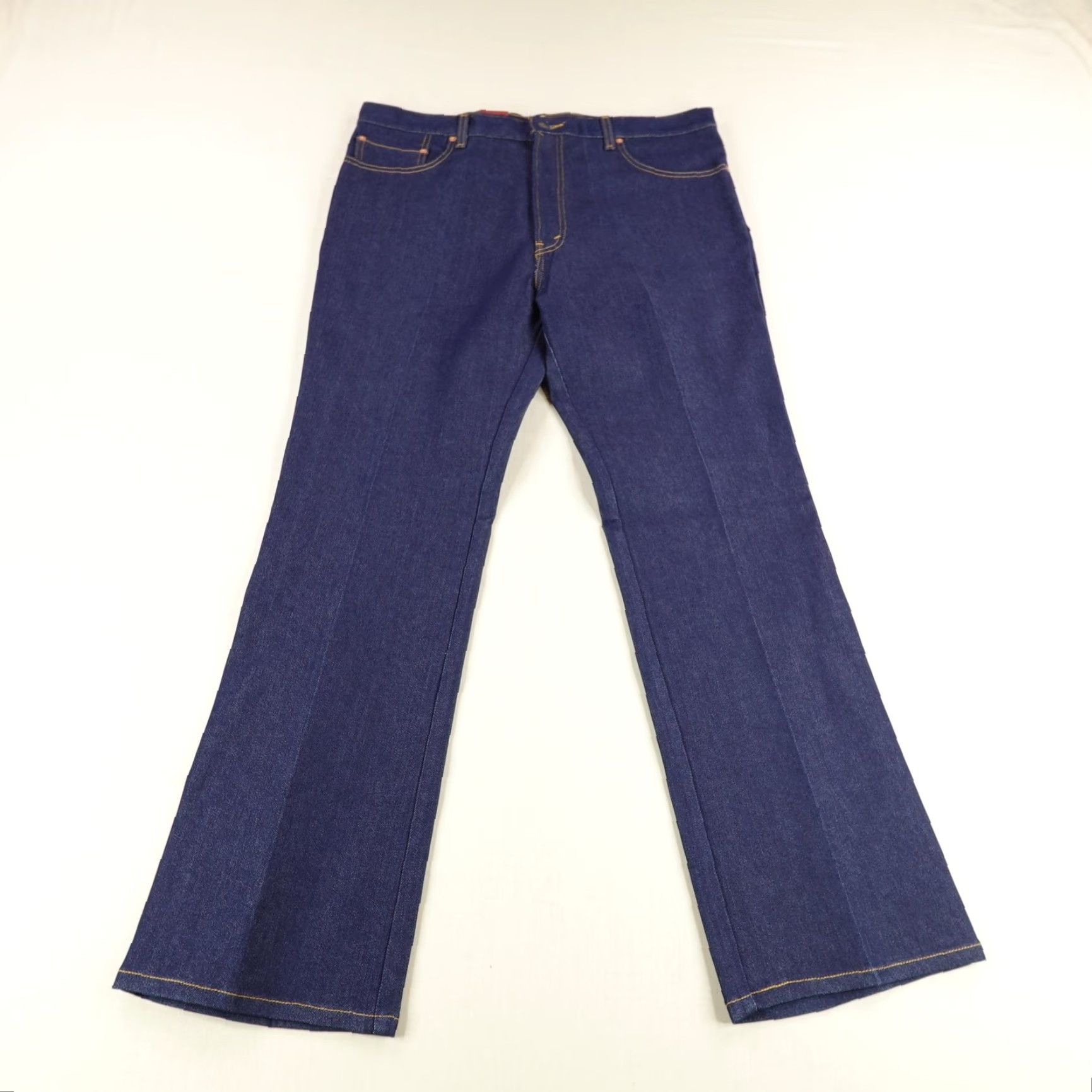 Levi's Vintage Levis Jeans Mens 40x32 Blue Denim 517 Boot Cut Western Deadstock NEW Y2K Size US 40 / EU 56 - 2 Thumbnail