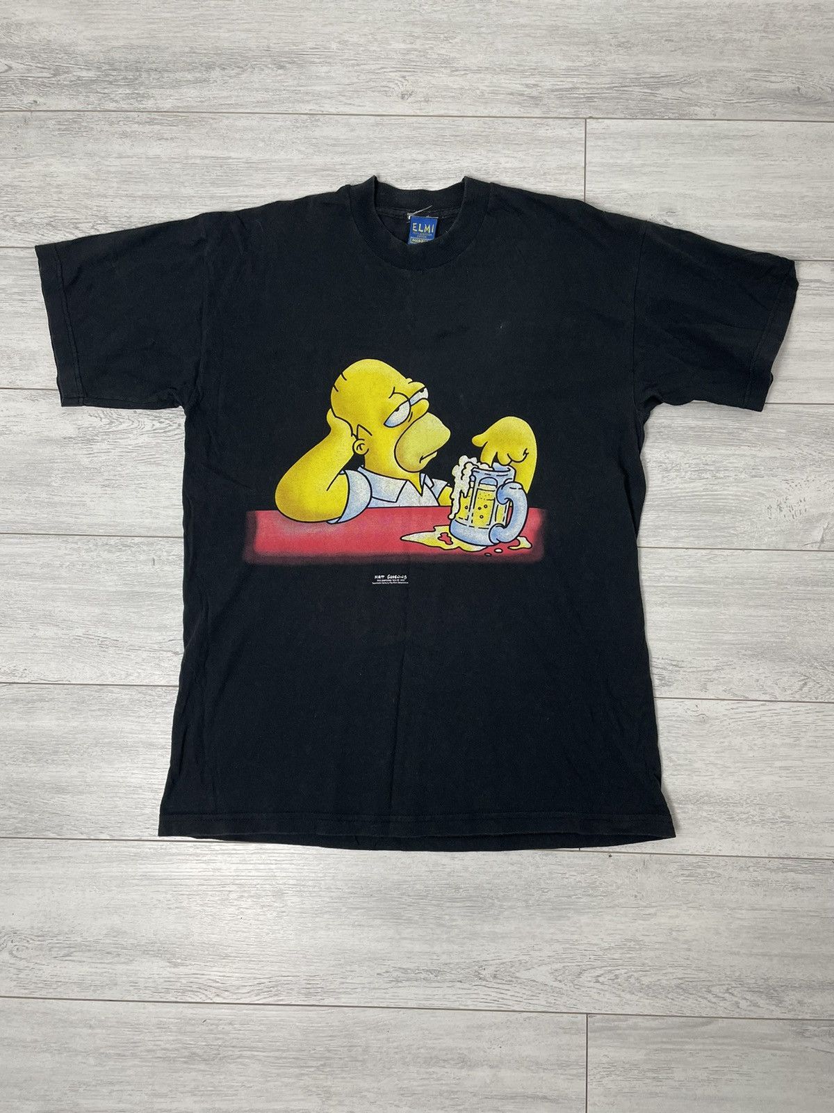 Band Tees × Vintage Vintage 1998 Homer Simpson T-shirt Size US M / EU 48-50 / 2 - 1 Thumbnail