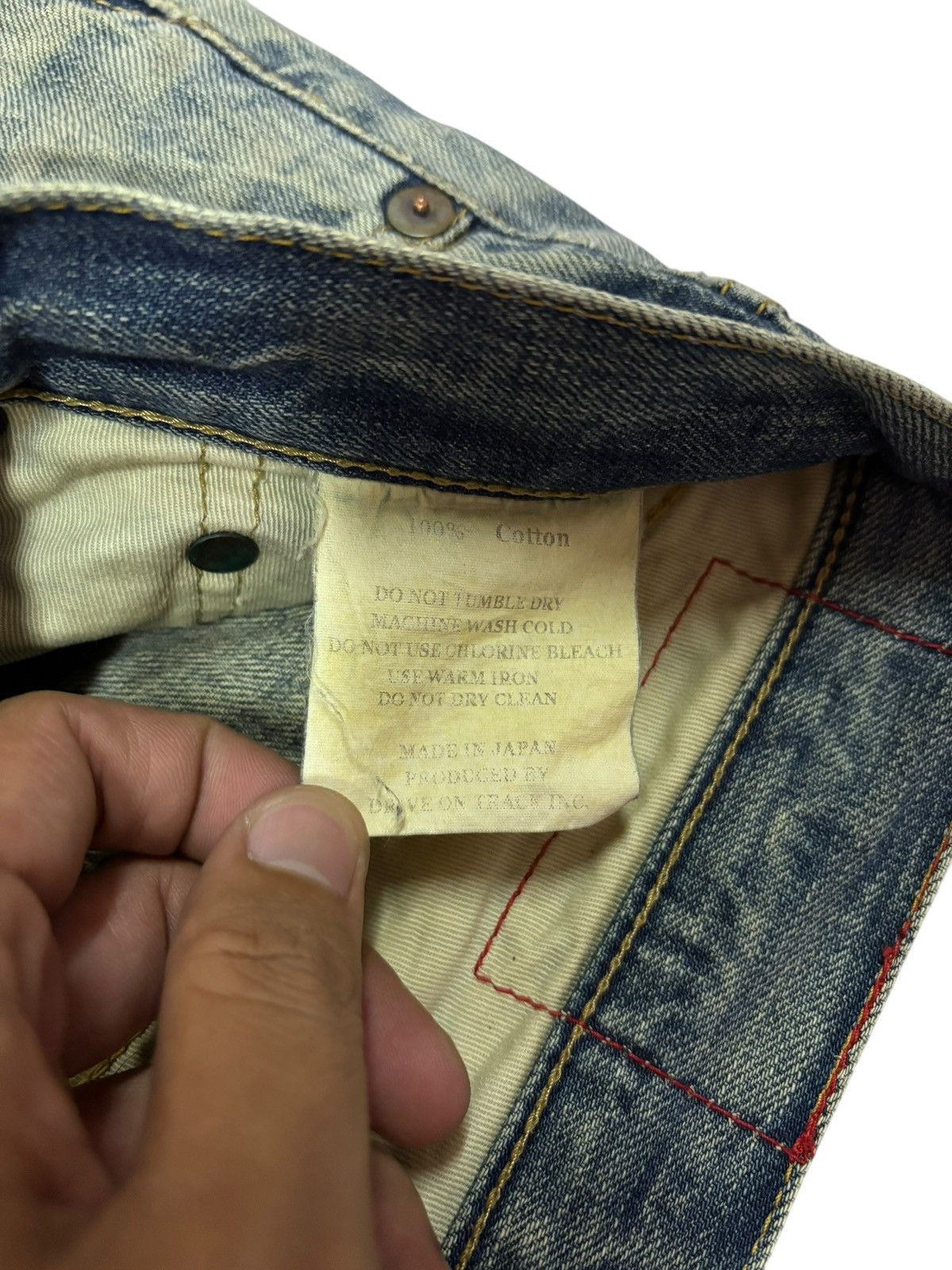 *A VONTADE × If Six Was Nine Vtg A Vontade Kazuyuki Yamakawa Distressed Selvedge Jeans Size US 30 / EU 46 - 12 Thumbnail