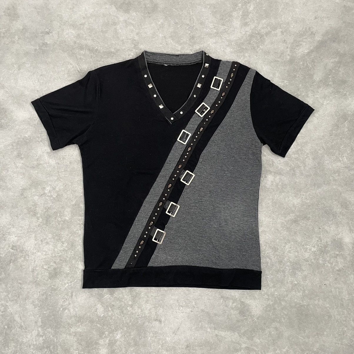 If Six Was Nine Goth core skull & bondage tee Size US S / EU 44-46 / 1 - 1 Thumbnail