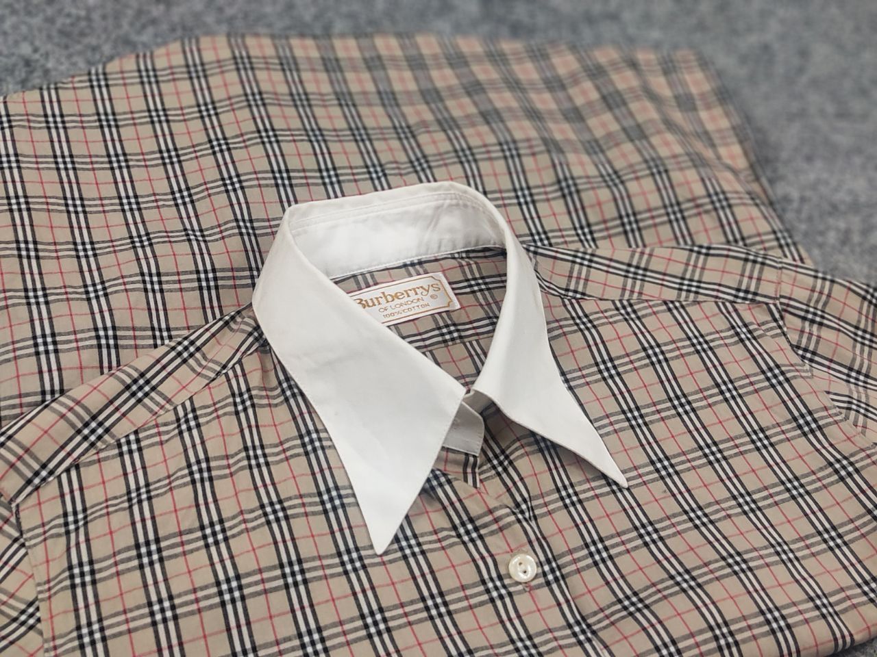 Burberry Vintage 90's Burberry Long Sleeve Nova-Check Shirt cufflinks Size M / US 6-8 / IT 42-44 - 12 Thumbnail