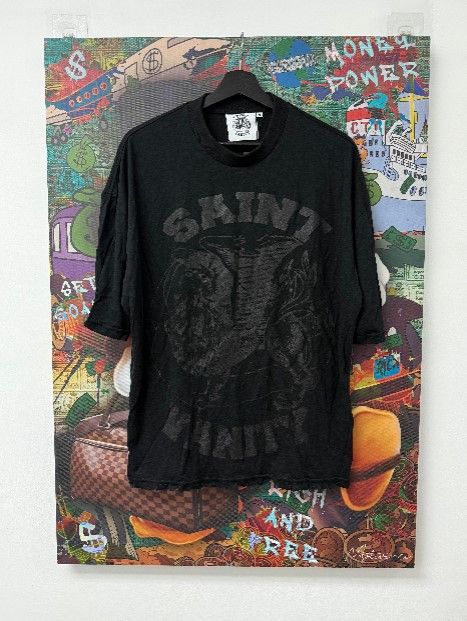 Saint Vanity Saint Vanity Monochromatic Griffin Black Tee Size US M / EU 48-50 / 2 - 1 Preview