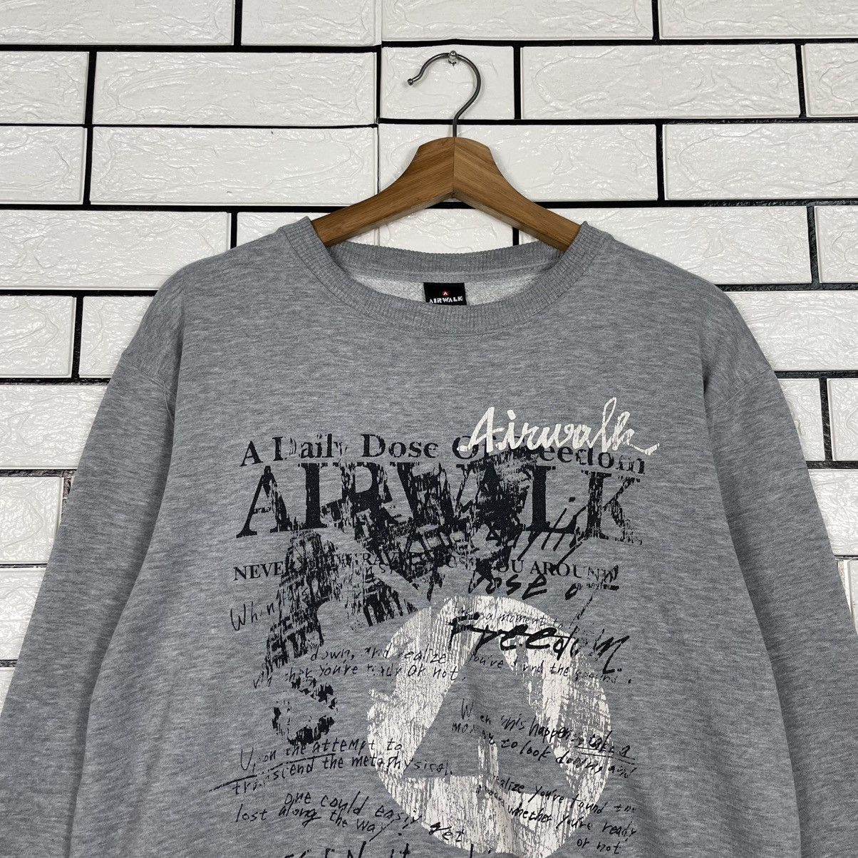 Airwalk Airwalk Big Print Gray Sweatshirt Size US M / EU 48-50 / 2 - 2 Thumbnail